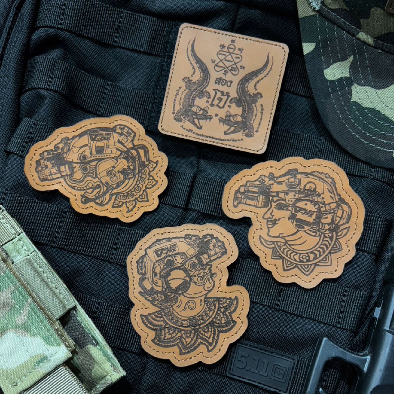 Valor PX Leather Patch ซีรีส์ รามเกียรติ์ Tactical