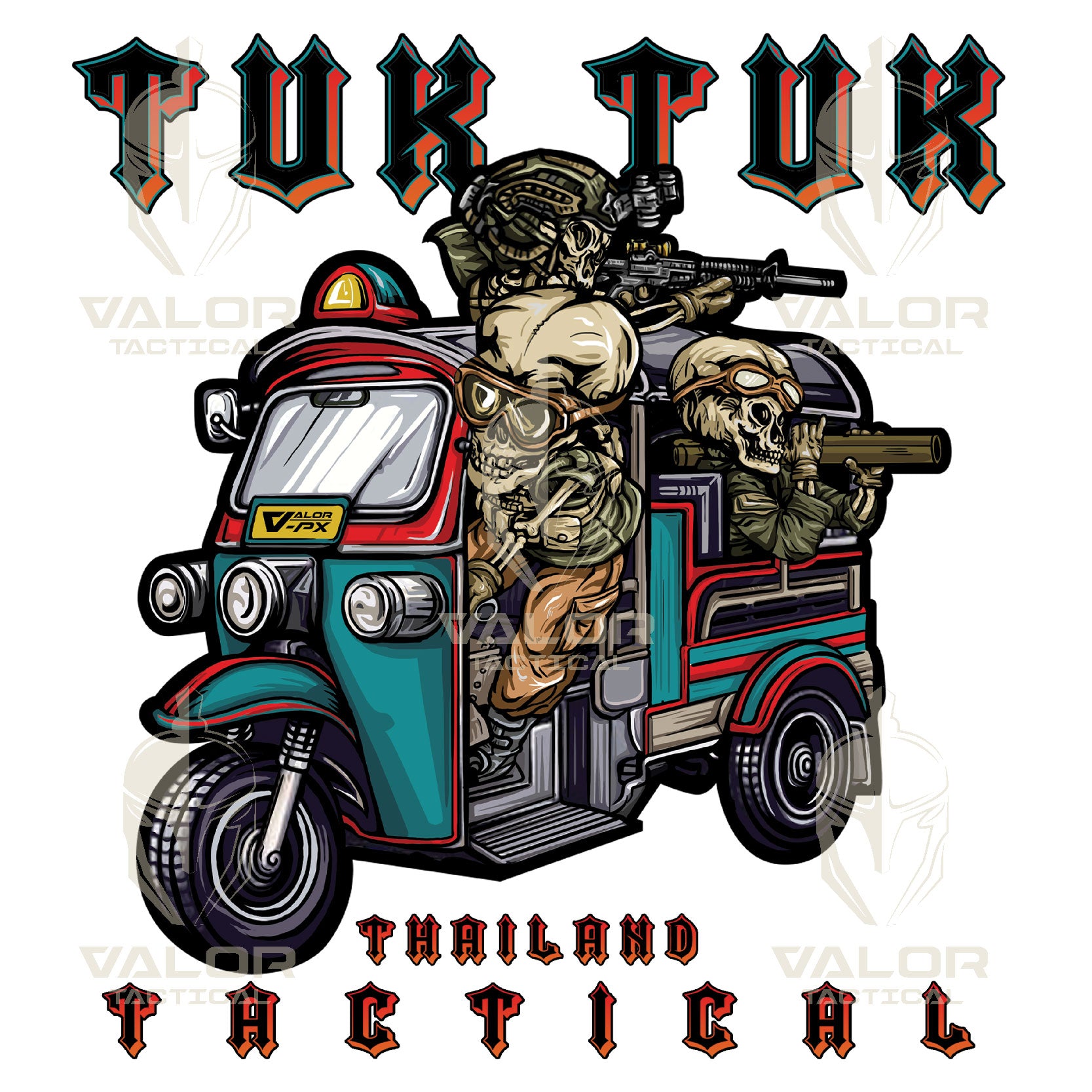 [ซื้อ 1 แถม 1] Valor PX Tuk Tuk T-Shirt