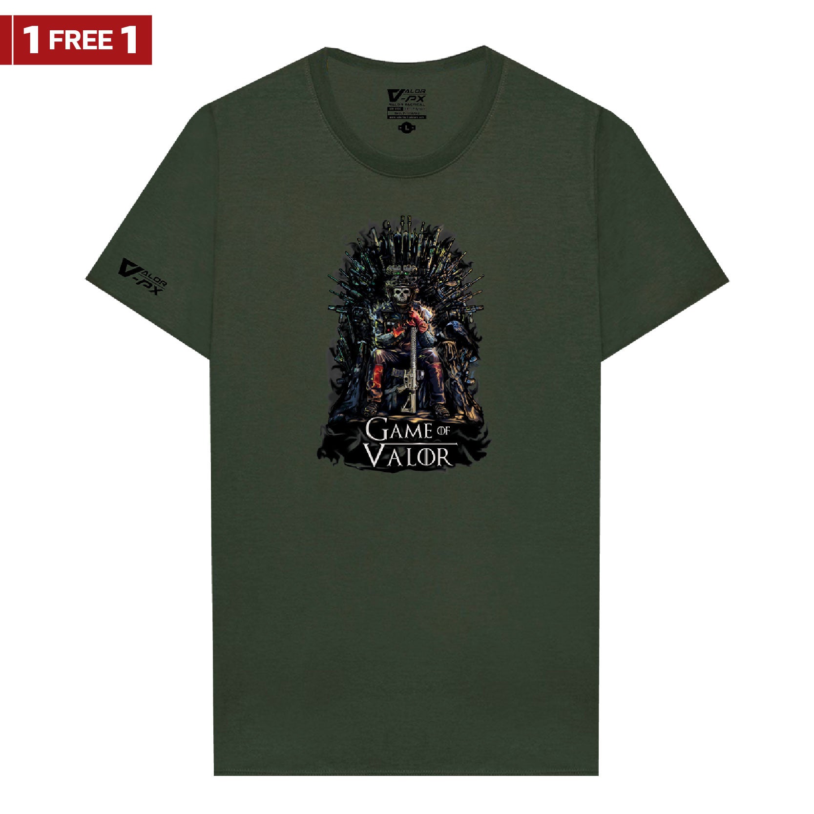 [ซื้อ 1 แถม 1] Valor PX Game Of Valor T-Shirt