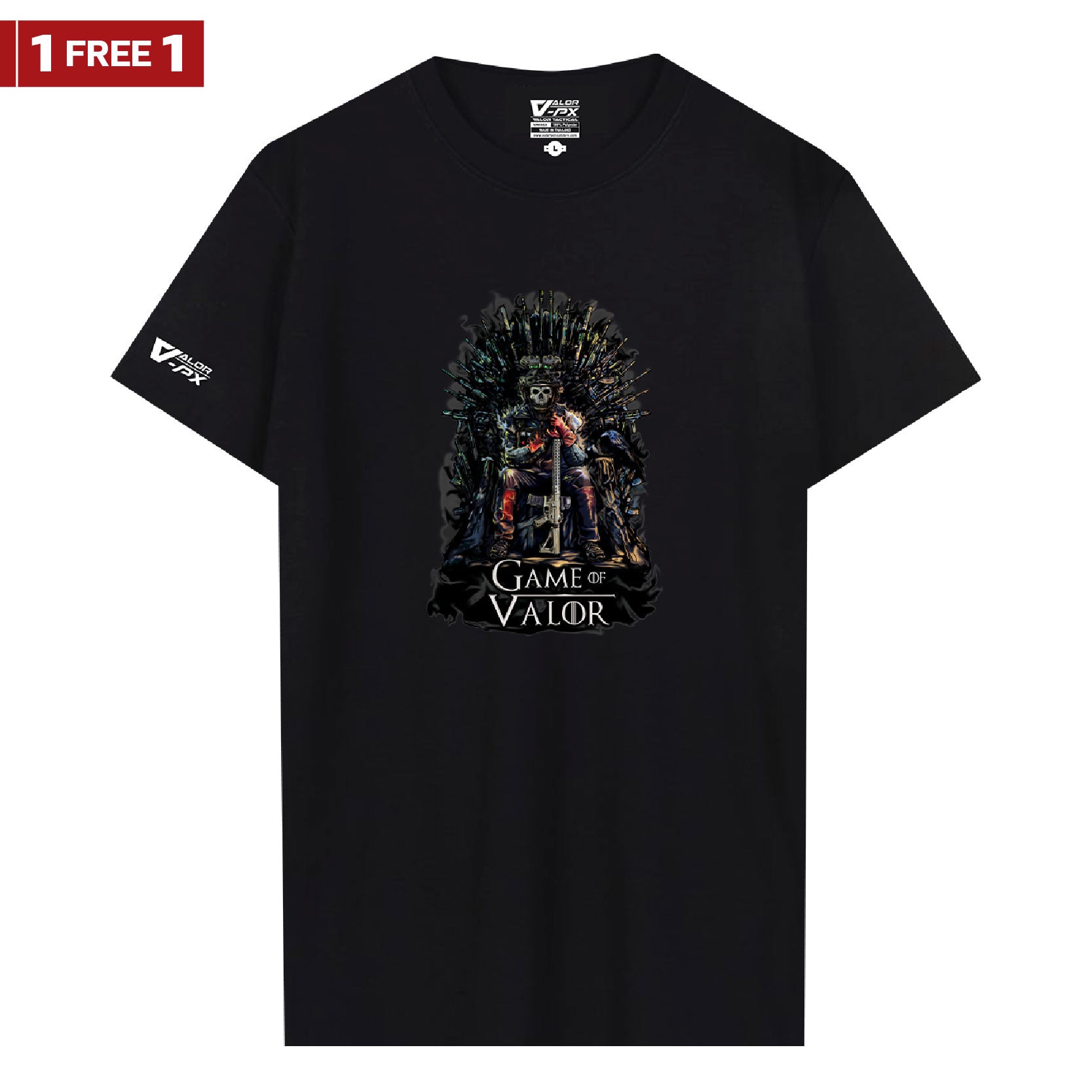 [ซื้อ 1 แถม 1] Valor PX Game Of Valor T-Shirt