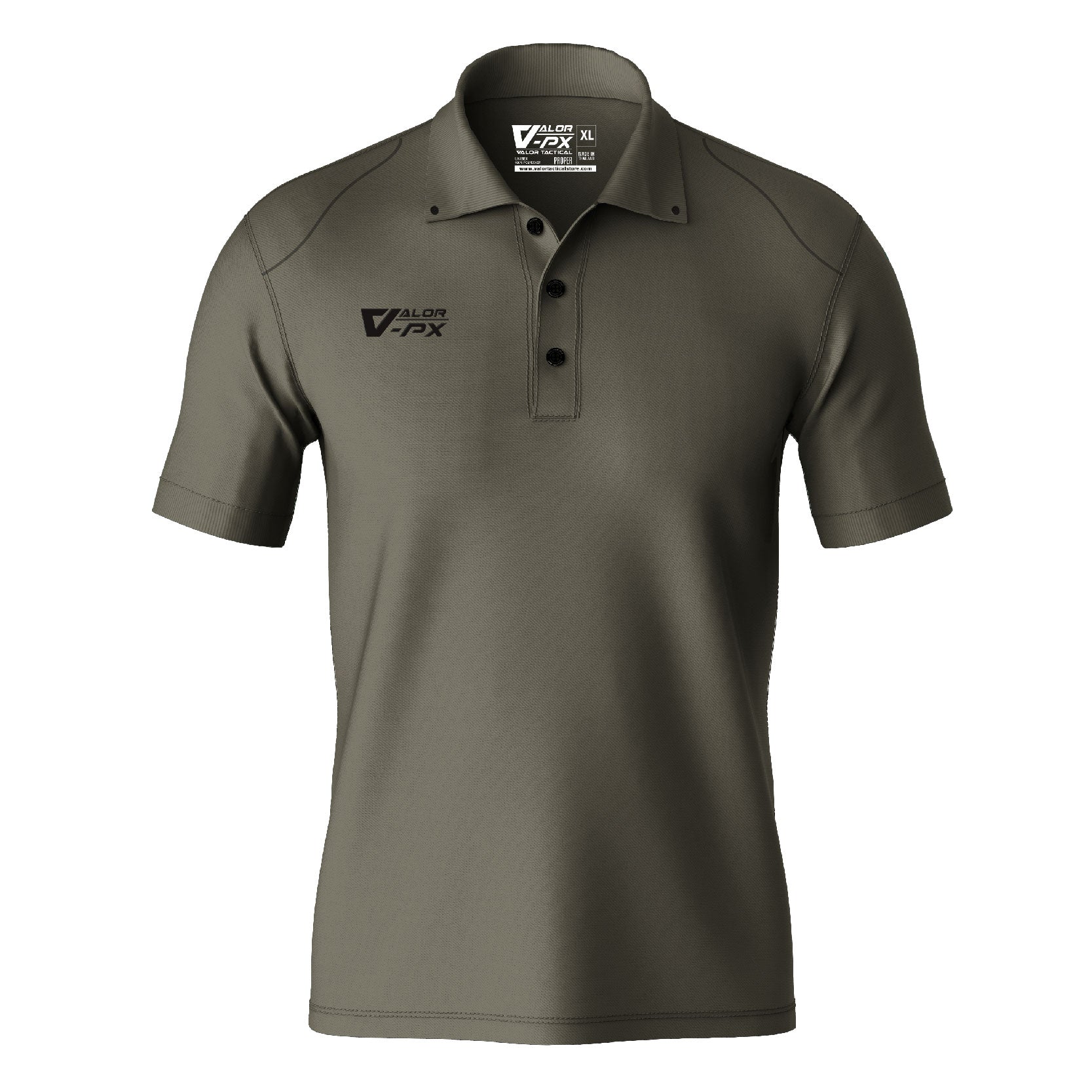 Valor PX Proper Polo Shirt, Hiden 3D Screen logo