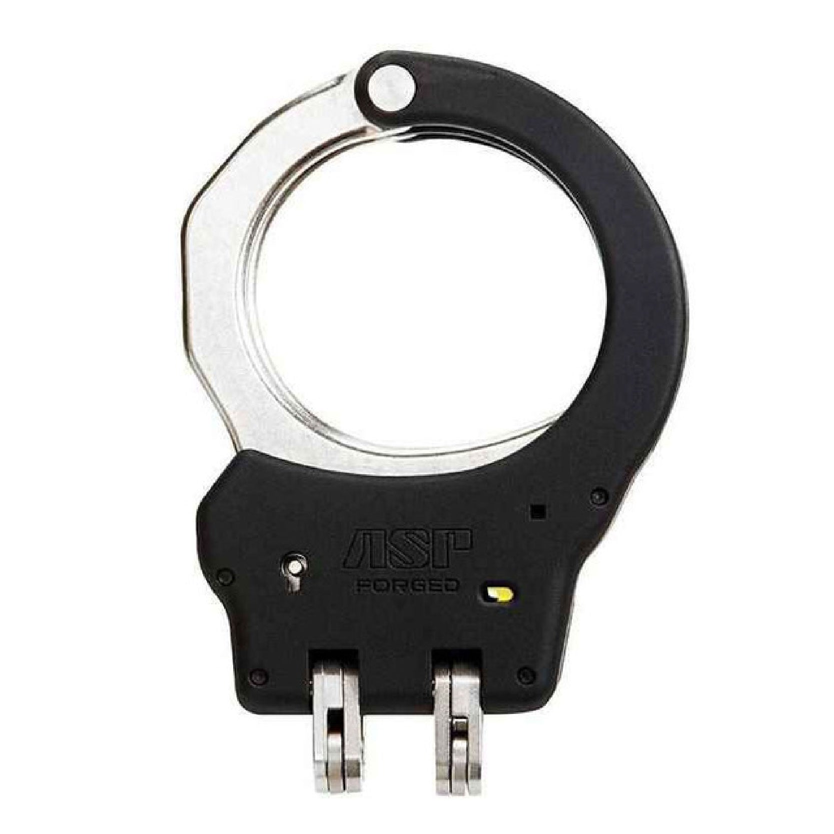 ASP Hinge Ultra Handcuff (Steel)Black,1 Pawl(YellowTactical)