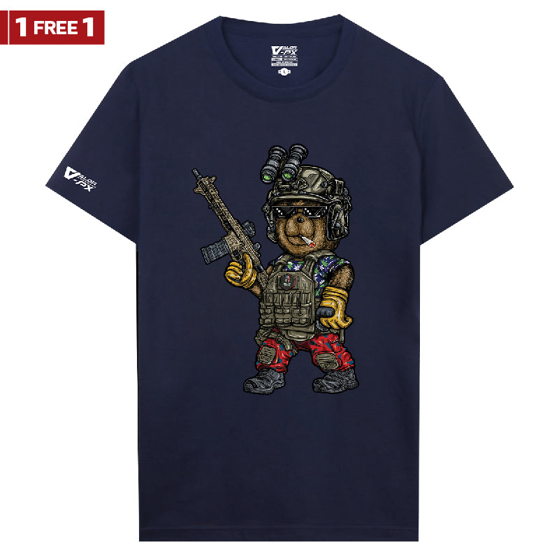 [ซื้อ 1 แถม 1] Valor PX Teddy Tactical T-Shirt