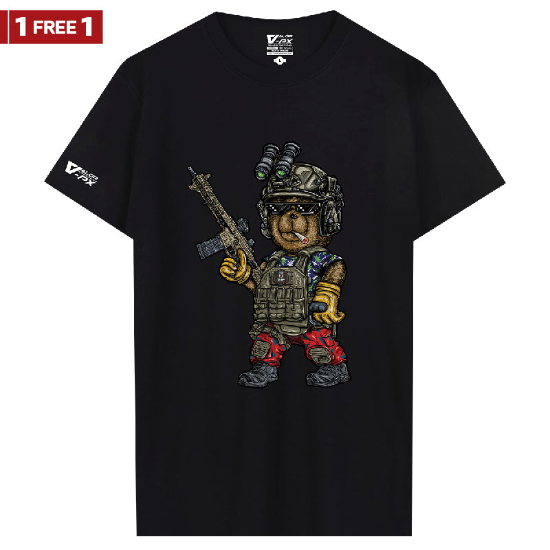 [ซื้อ 1 แถม 1] Valor PX Teddy Tactical T-Shirt