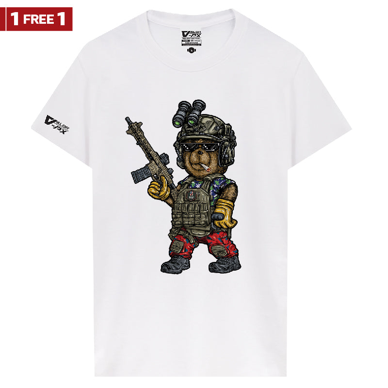 [ซื้อ 1 แถม 1] Valor PX Teddy Tactical T-Shirt