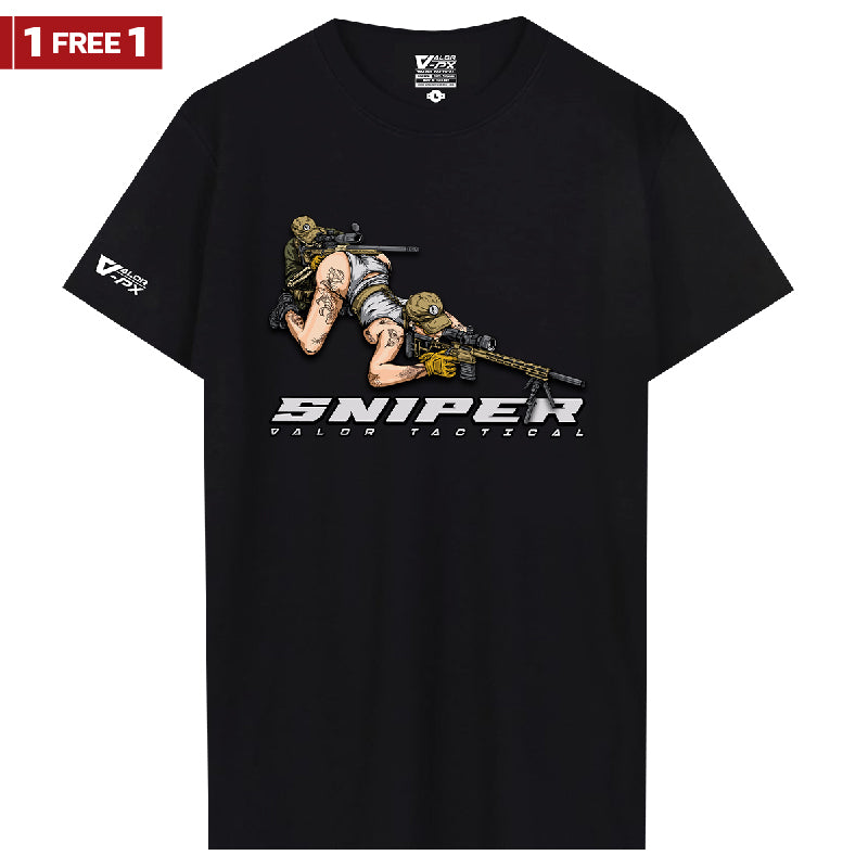 [ซื้อ 1 แถม 1] Valor PX Sniper T-Shirt