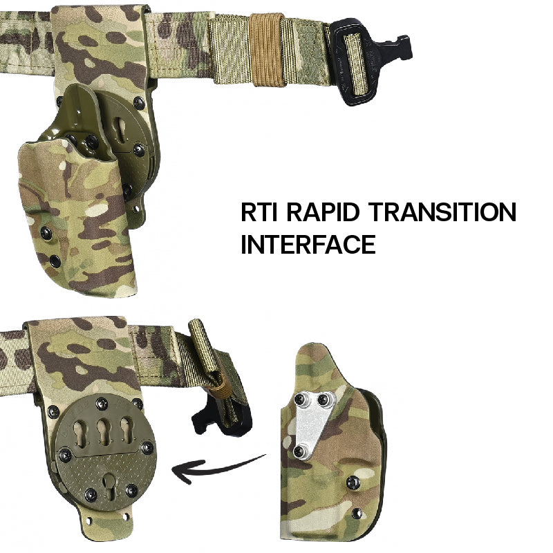 G-Code GCA200 STATIC GRIP Series RTI Optimal Drop Pistol Platform W/ Standard Plastic Buckle