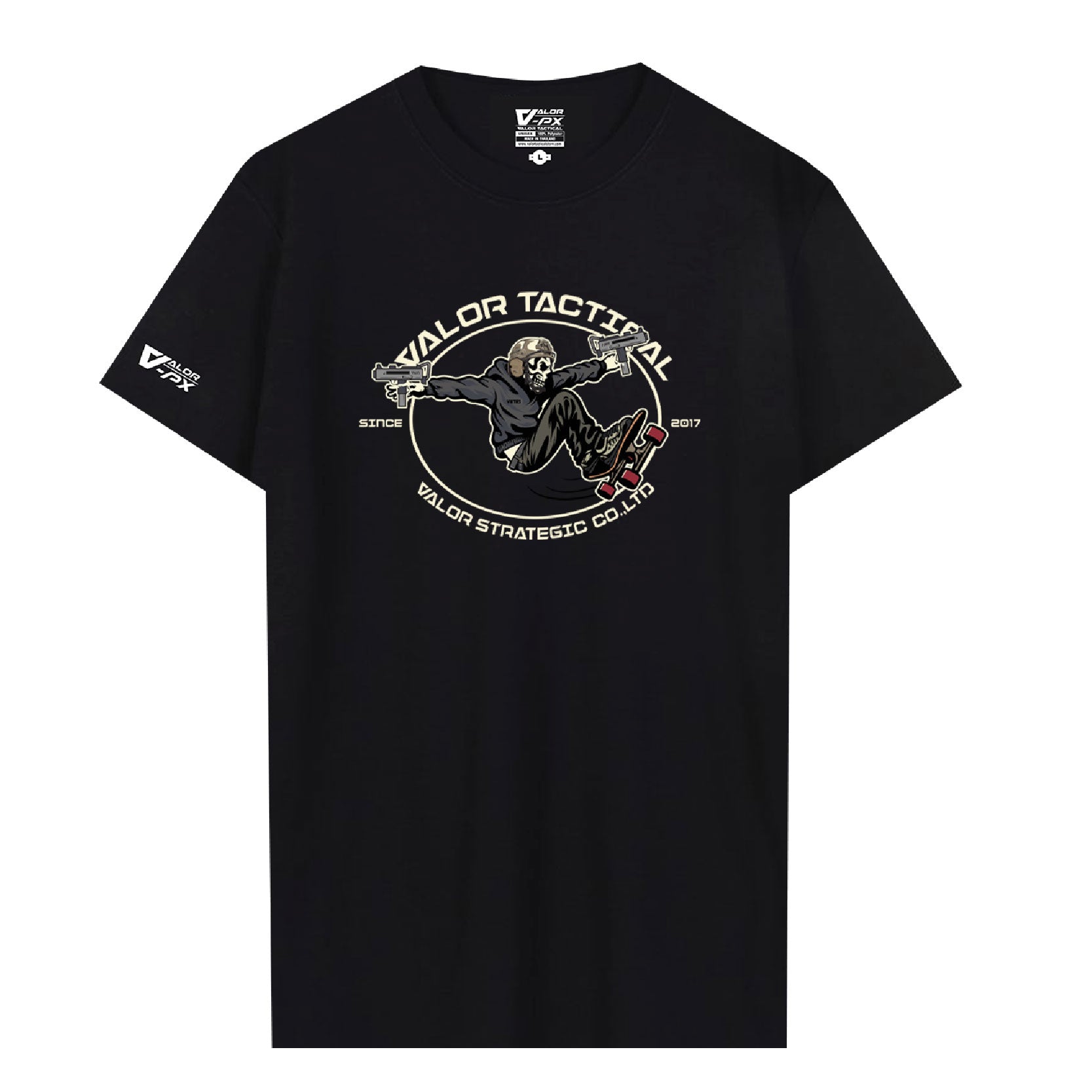 Valor PX Skeleton Skater T-Shirt