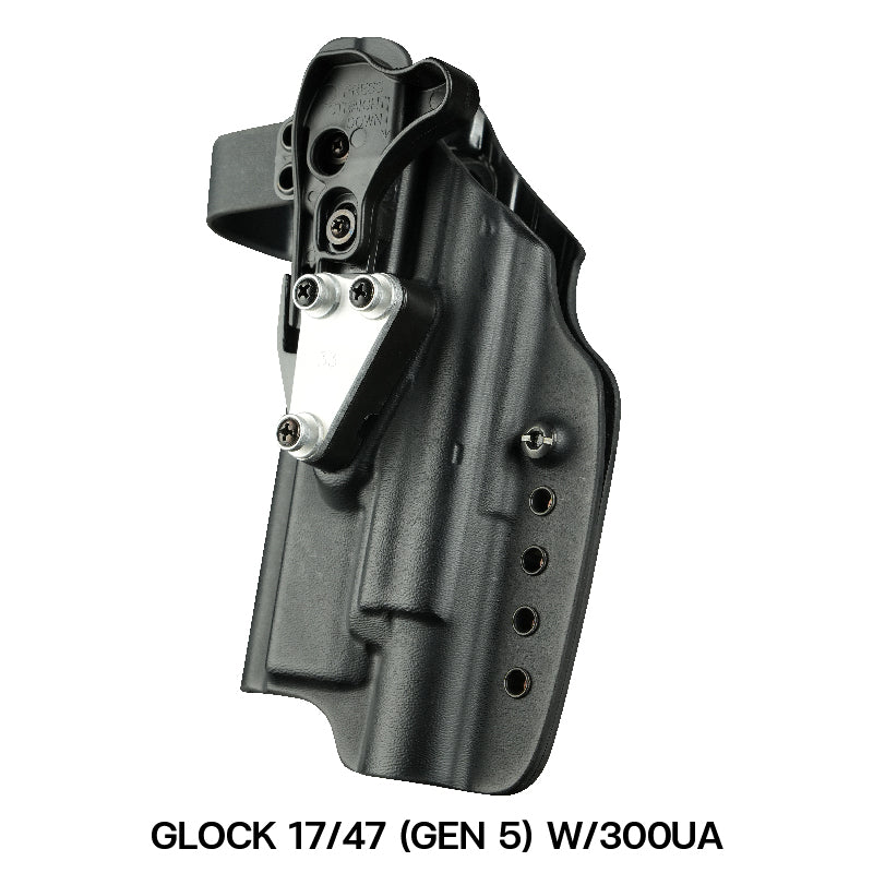 G-Code XSR Level 2 Duty Holster Right Hand With Brushed Aluminum