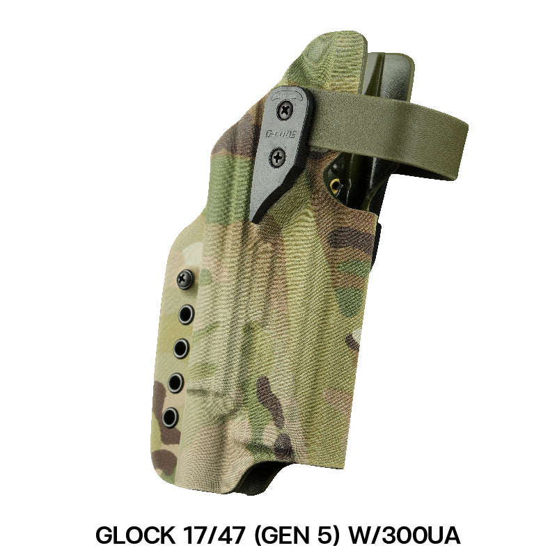 G-Code XSR Level 2 Duty Holster Right Hand With Brushed Aluminum