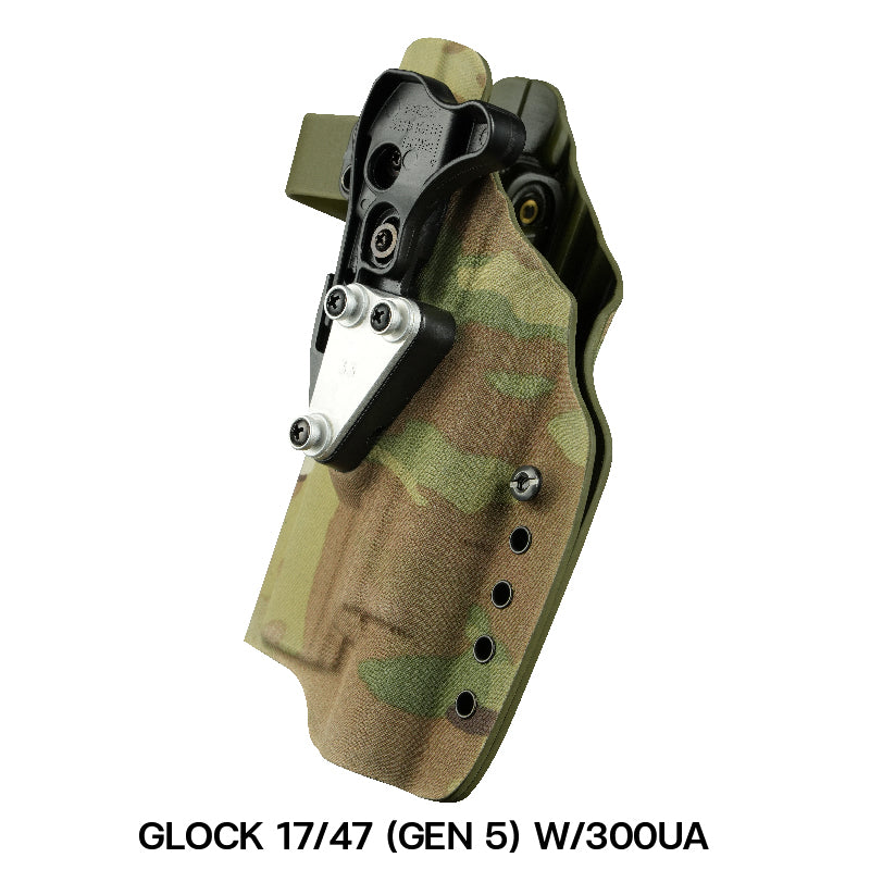 G-Code XSR Level 2 Duty Holster Right Hand With Brushed Aluminum