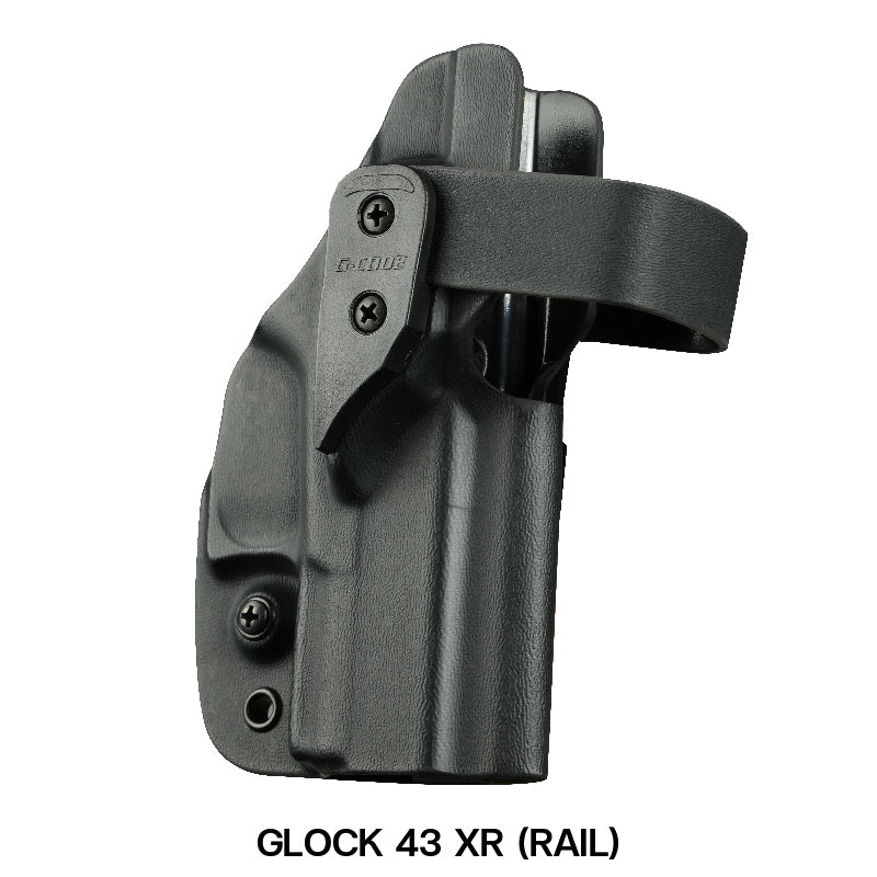 G-Code XSR Level 2 Duty Holster Right Hand With Brushed Aluminum