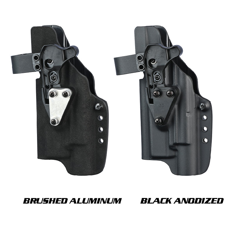 G-Code XSR Level 2 Duty Holster Right Hand With Brushed Aluminum