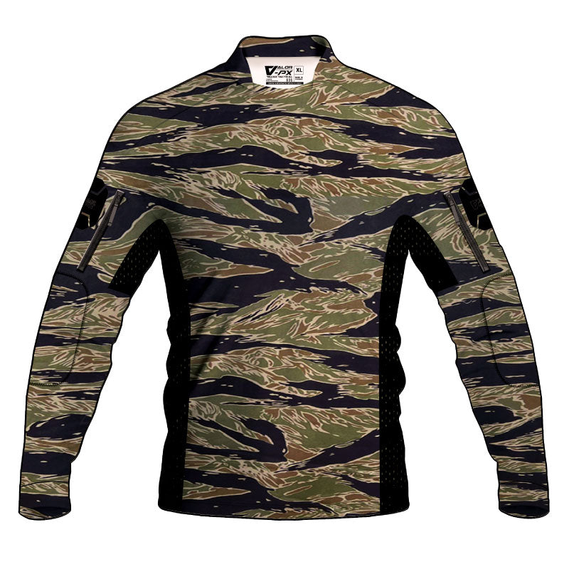 Valor PX Standard Operation Shirt, SOS (Tiger Stripe The MACVSOG)