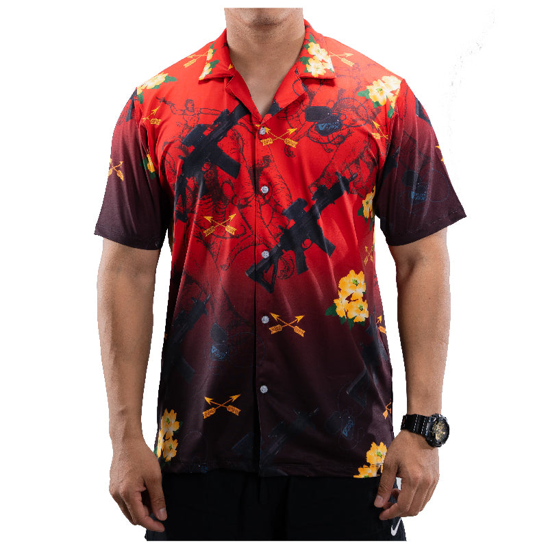 VALOR PX - เอราวัณ M5 Hawaii Shirt [Red]