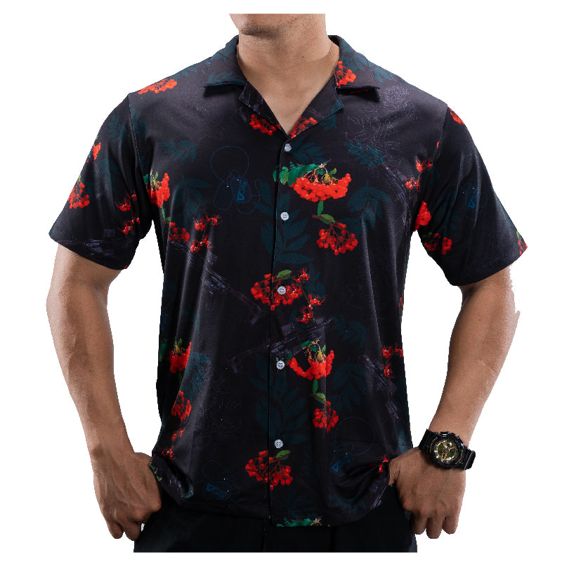 VALOR PX - หนุมาน MCX Hawaii Shirt [Dark Grey]