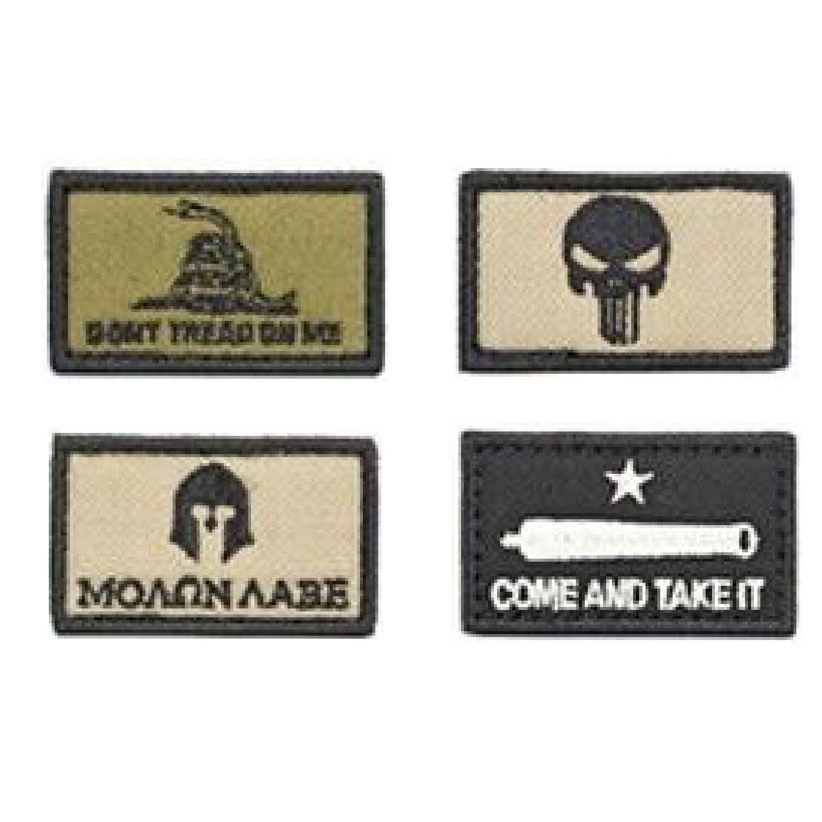 Walker's Patriot Patch Kit - 4 Assorted Patches (Come & Take it version)