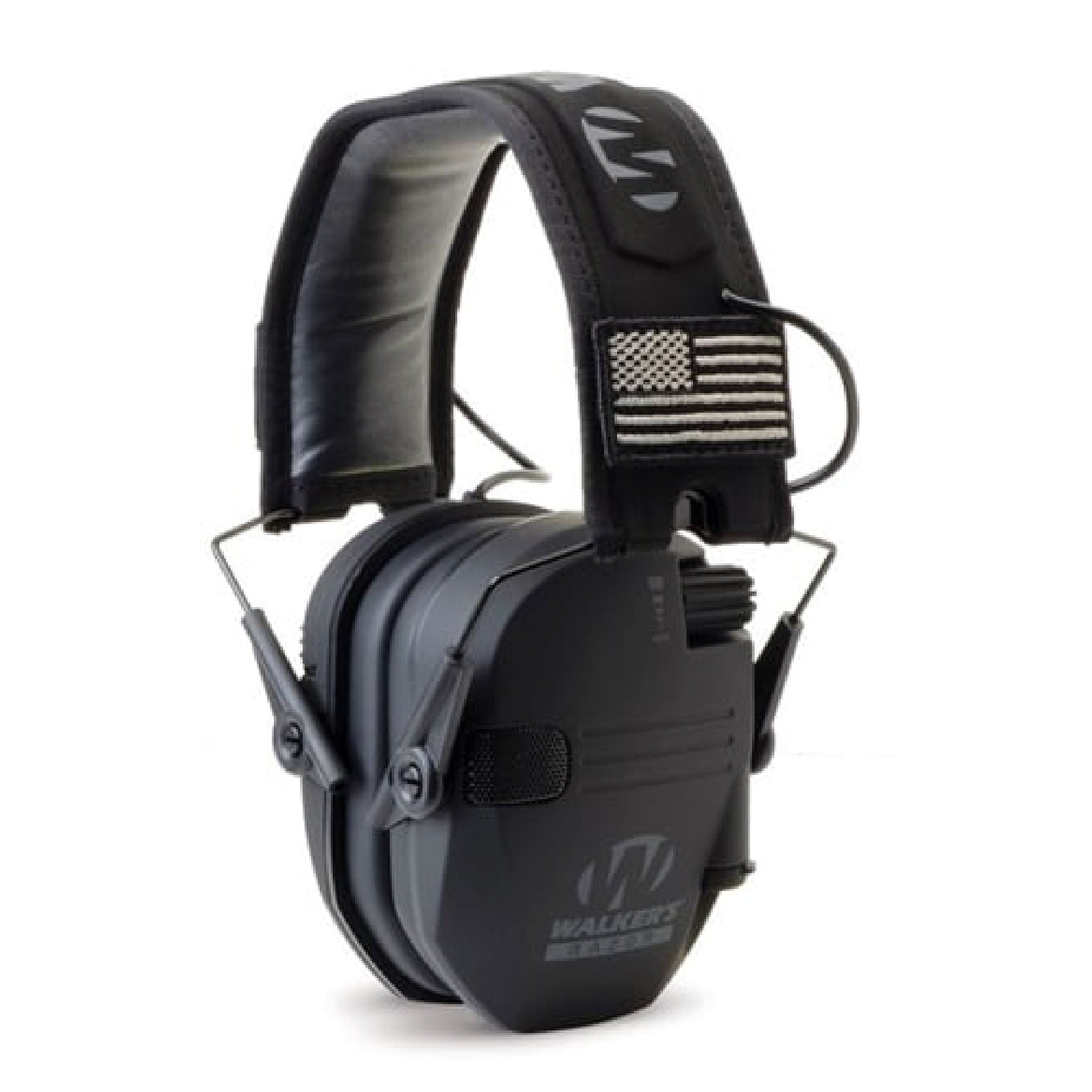 Walker's Razor Patriot Series Electronic Muffs W/Patches