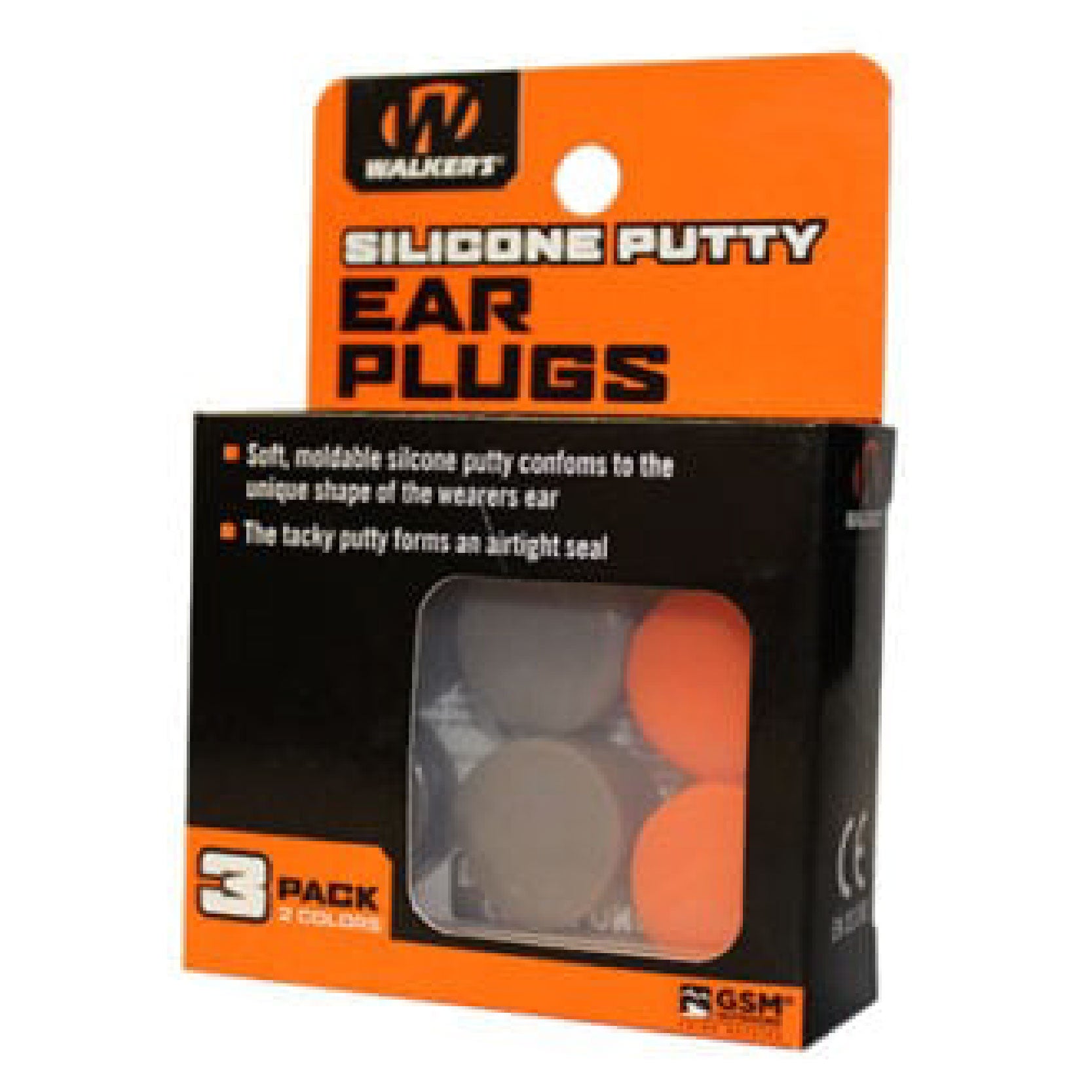 Walker's Silicone Putty Ear Plugs