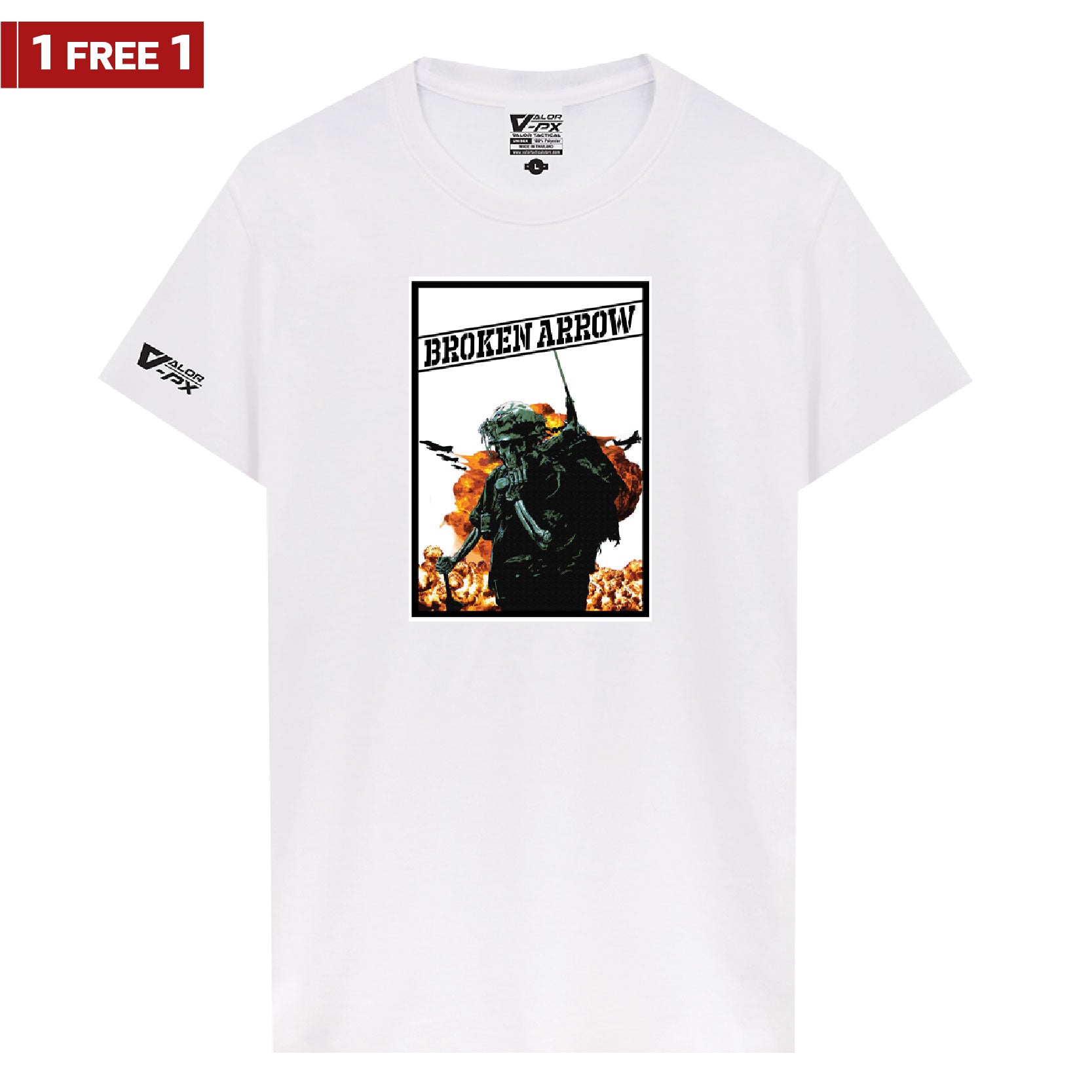 [ซื้อ 1 แถม 1] Valor PX Broken Arrow T-Shirt