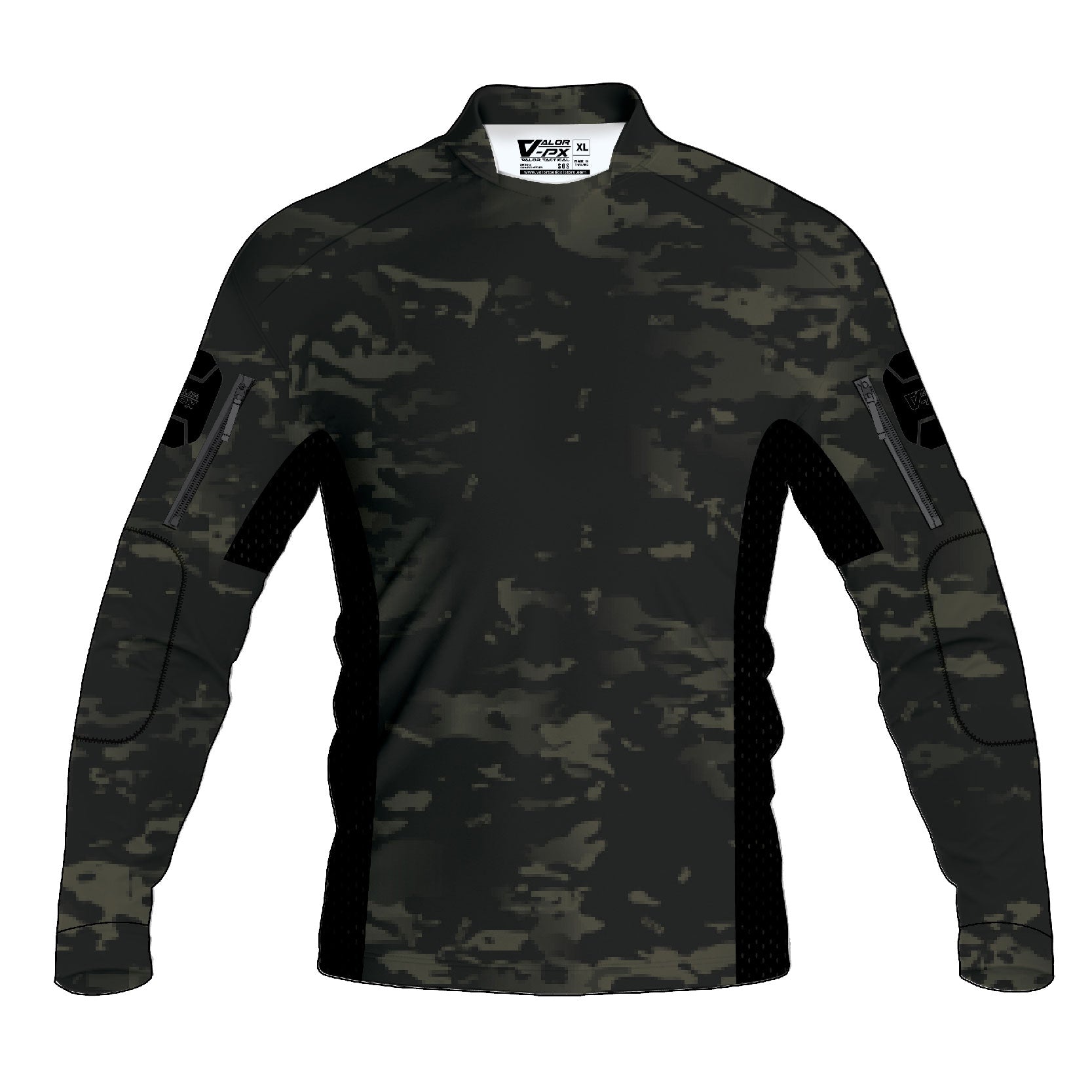 Valor PX Standard Operation Shirt, SOS (Black Multicam)