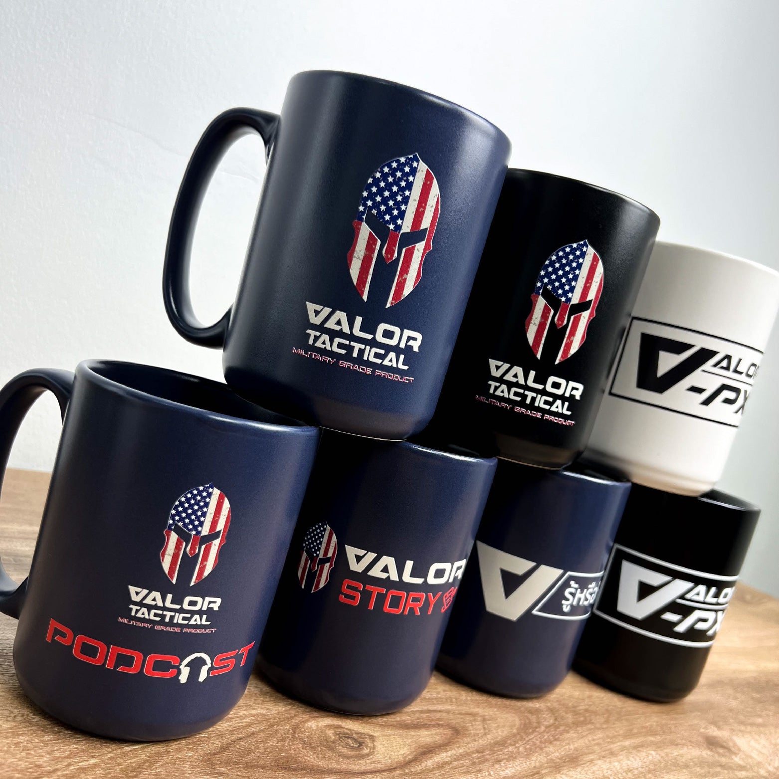Valor PX Ceramic Mug แก้วกาแฟ - Valor Tactical Logo