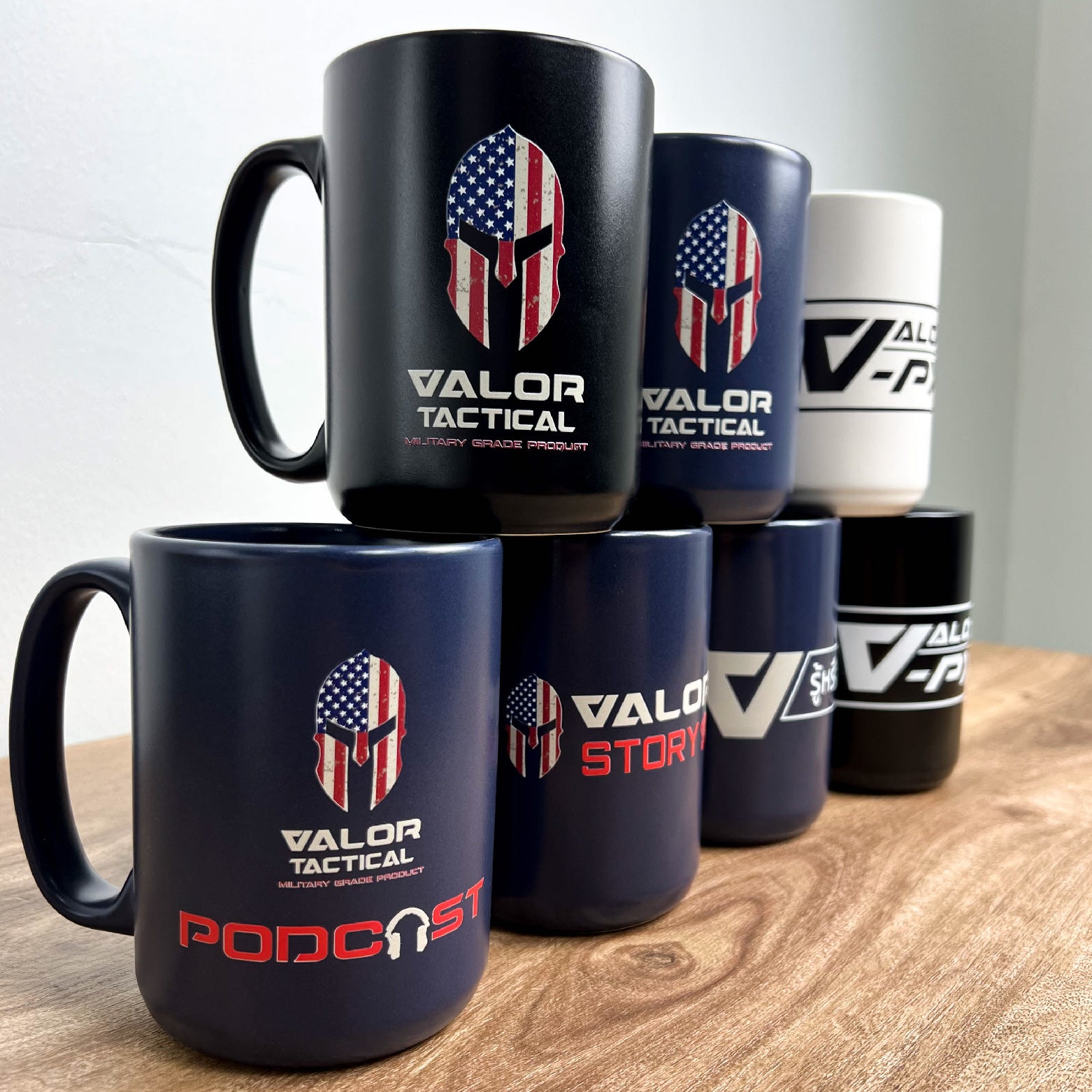 Valor PX Ceramic Mug แก้วกาแฟ - Valor Tactical Logo