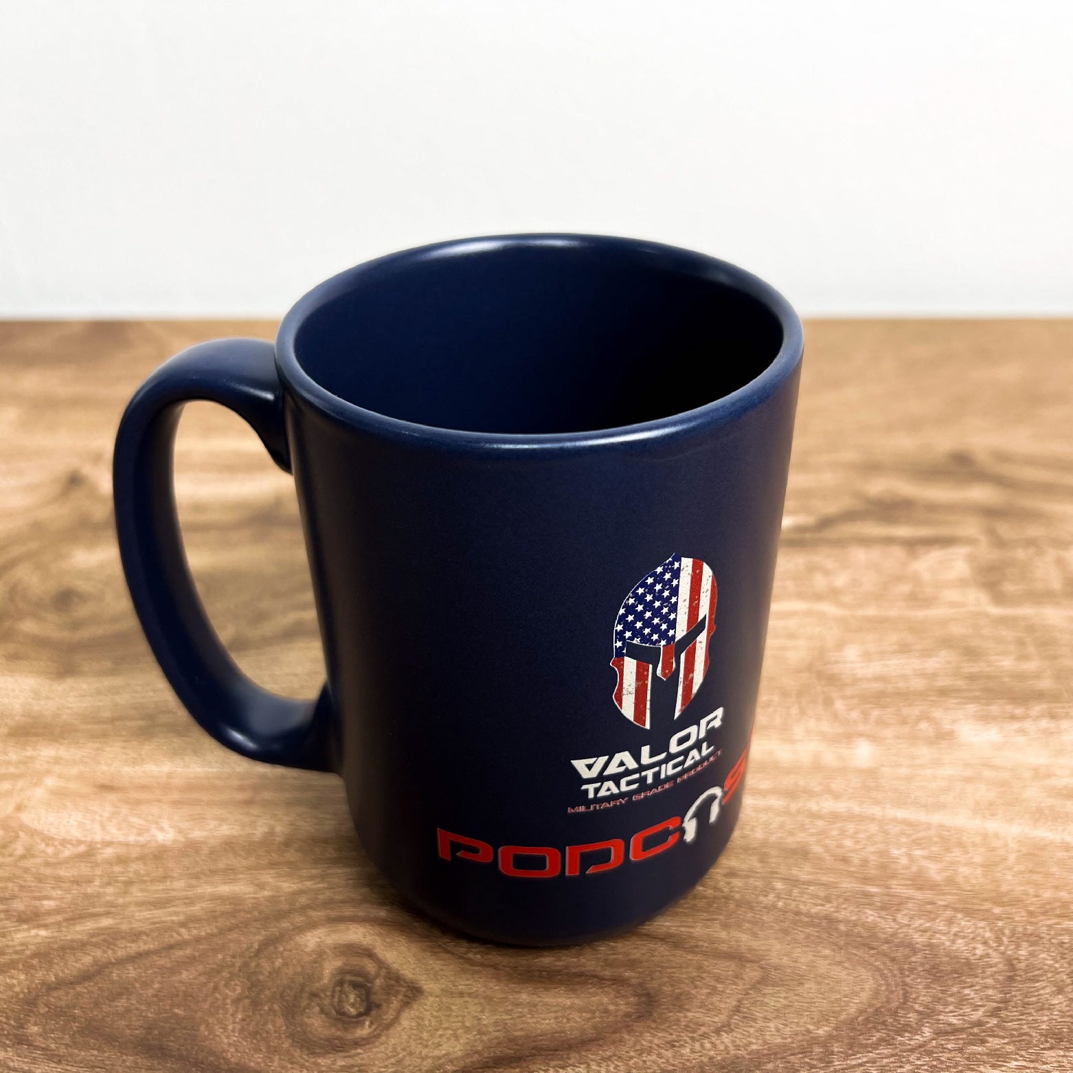 Valor PX Ceramic Mug แก้วกาแฟ - VALOR PODCAST [Navy]