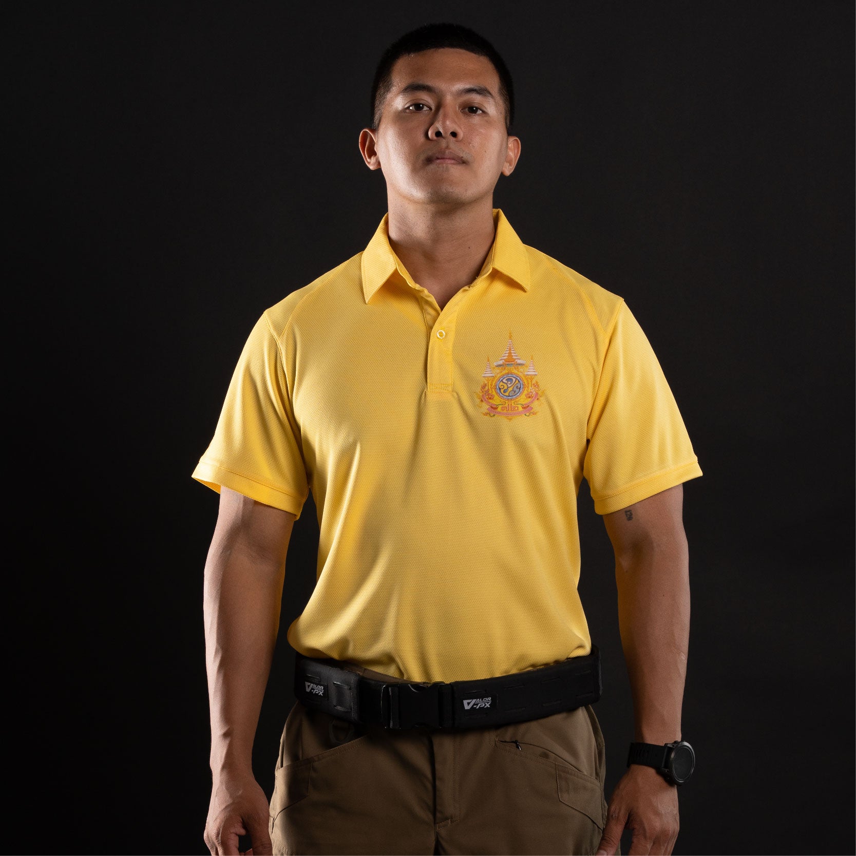 Valor PX Proper Polo Shirt - วปร.72 [YELLOW]