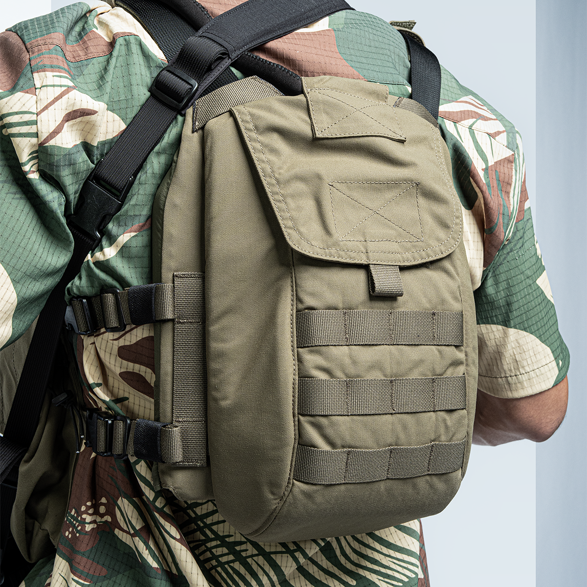 กระเป๋าสะพาย Tactical Sling Bag สี Ranger Green ระบบ MOLLE VALOR Tactical ใส่หลังสำหรับทหาร ตำรวจ นักทักติกอล outdoor