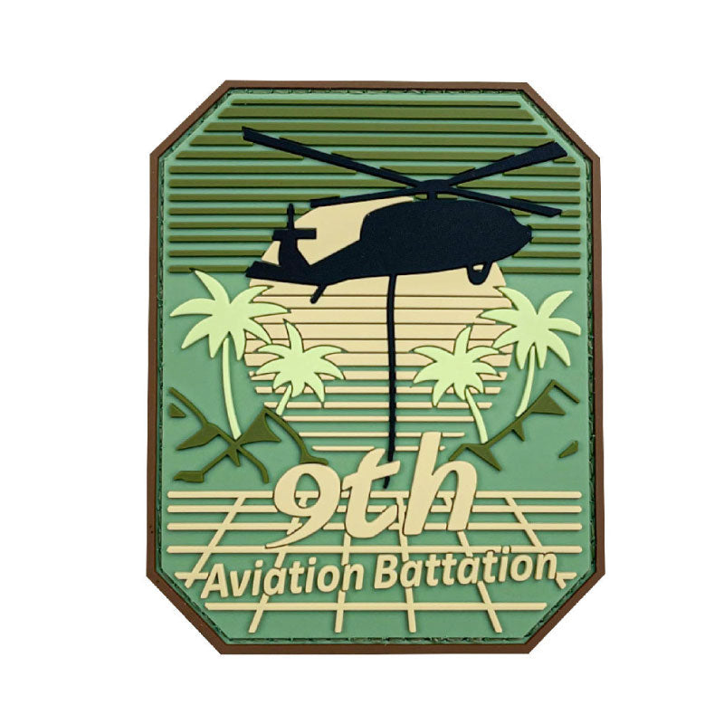 Valor PX PVC Patches - 9th Aviation Battalion