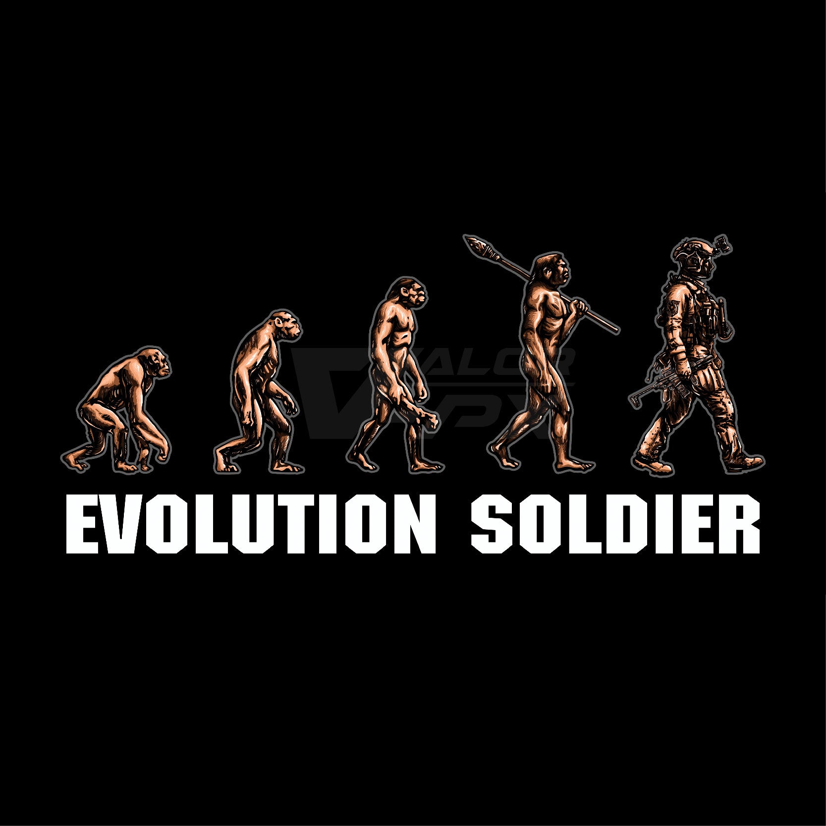 [ซื้อ 1 แถม 1] Valor PX Evolution Soldier T-Shirt