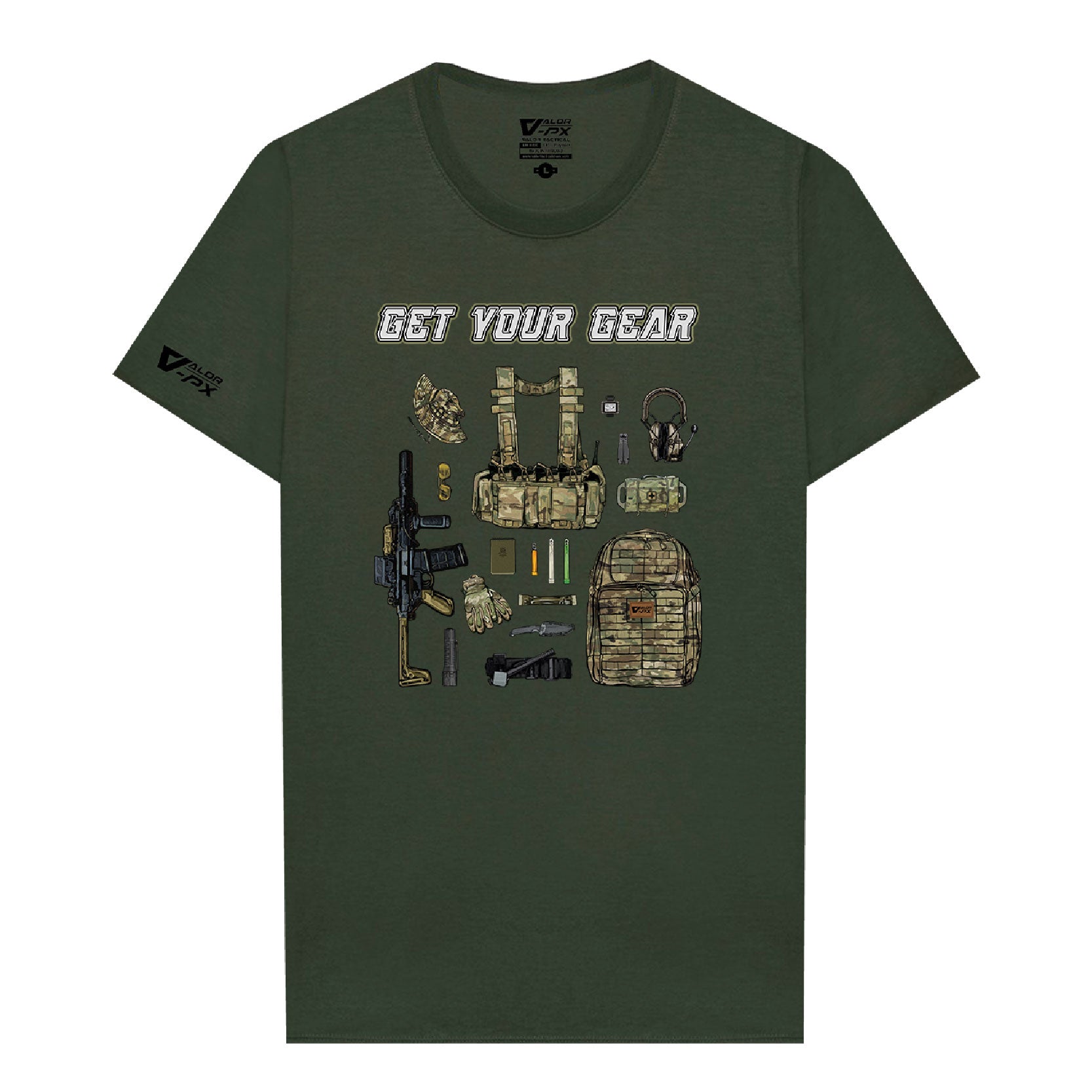 [ซื้อ 1 แถม 1] Valor PX Get Your Gear T-Shirt