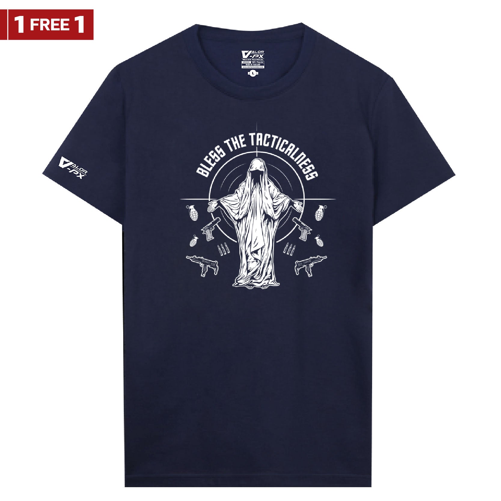 [ซื้อ 1 แถม 1] Valor PX Bless The Tacticalness T-Shirt