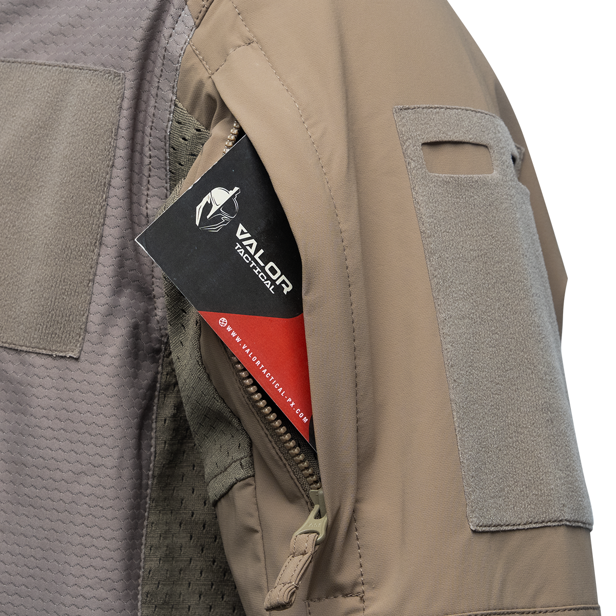 VALOR PX - COMBAT PATROL POLICE SHIRT [KHAKI]