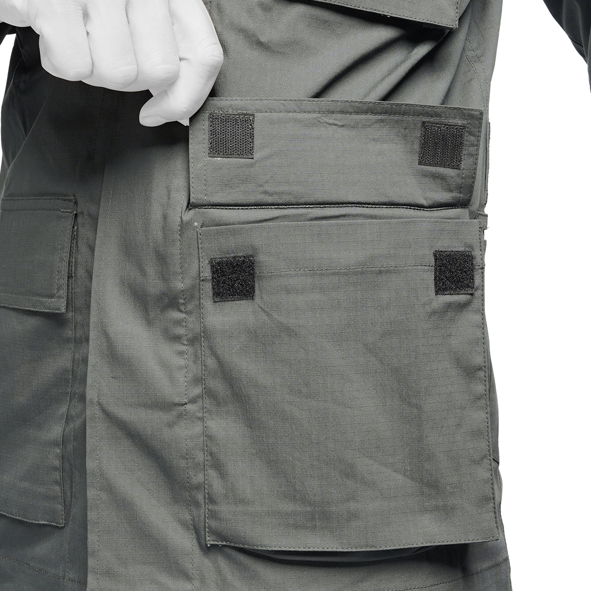 กระเป๋า หน้าด้านละงมุมมองจากด้านห้า เห็นภาพชัดเจน VALOR PX - Standard BDU  [ตชด.] เสื้อพราง ตำรวจตระเวณชายแดน