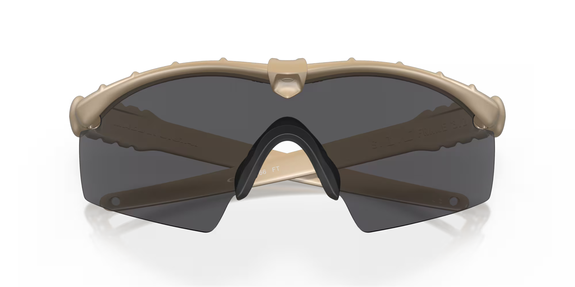 OAKLEY SI แว่นรุ่น SI Ballistic M Frame 3.0 Strike มุมมองด้านหน้าเห็น เลนส์แว่นตาชัดเจน 