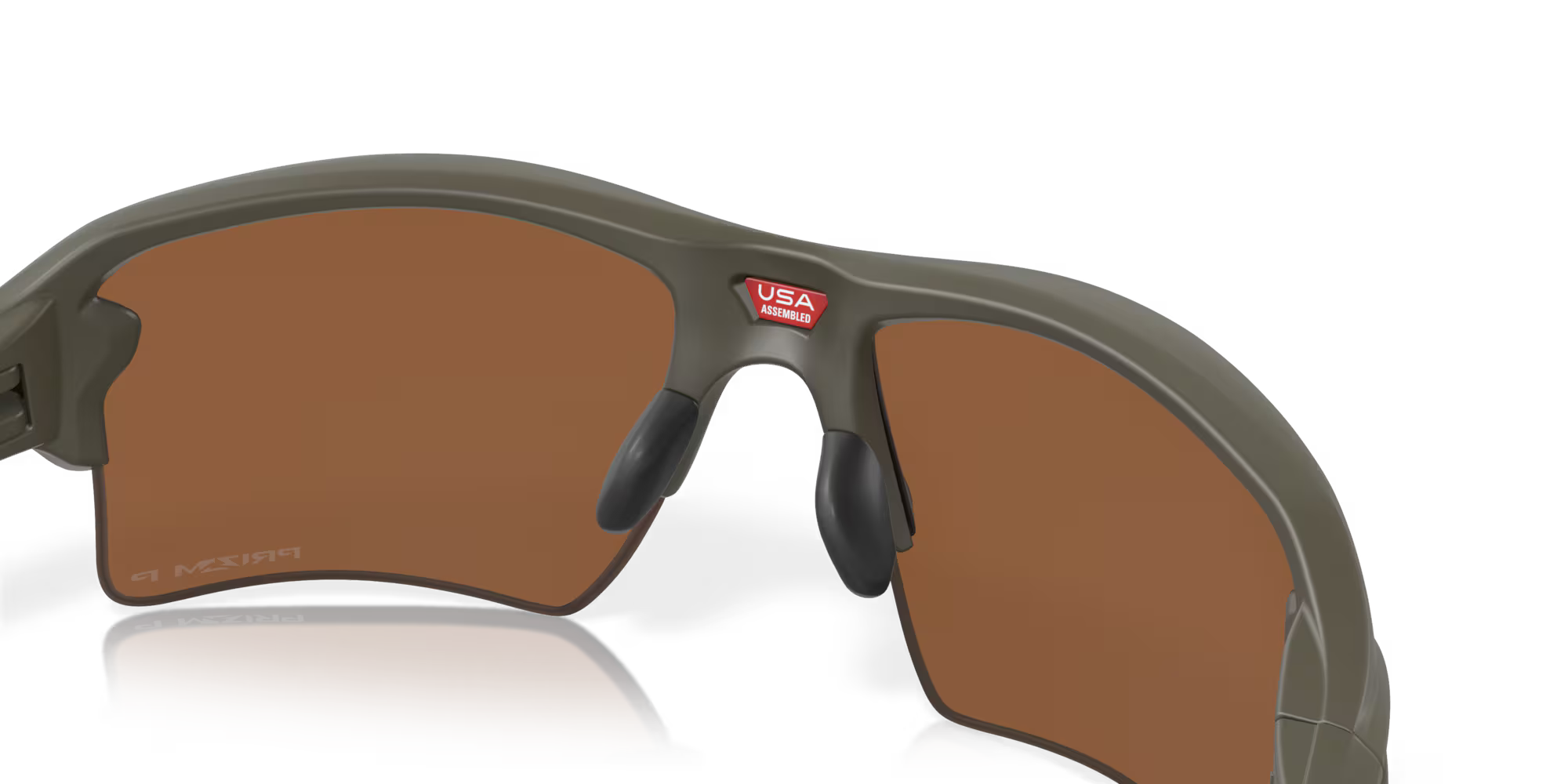 OAKLEY SI - SI Flak 2.0 XL [OD Green Collection] แว่นตา OAKLEY SI  มุมมองภาพจากด้านใน เห็นแป้นจมูก