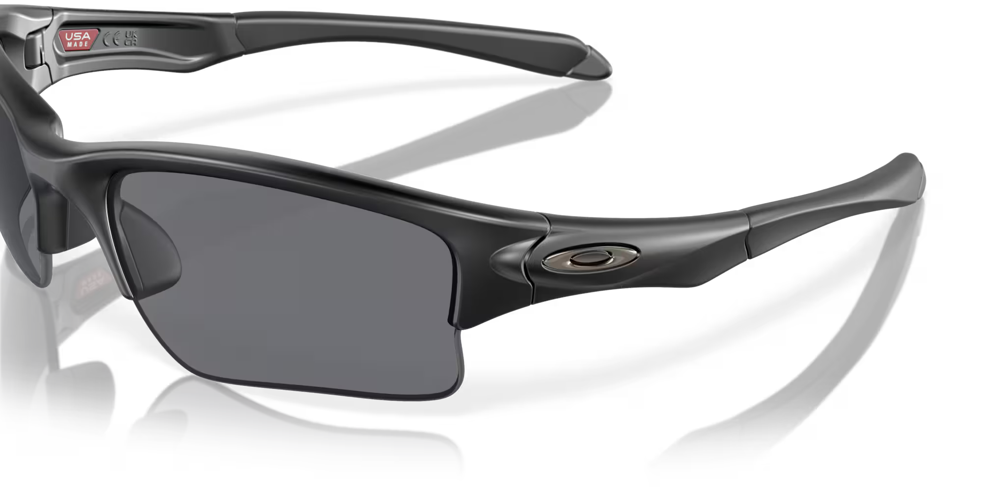 OAKLEY SI แว่นกันสะเก็ดรุ่น Quarter Jacket Matte Bik มุมมองด้านหน้า มาตรฐานทหารอเมริกา