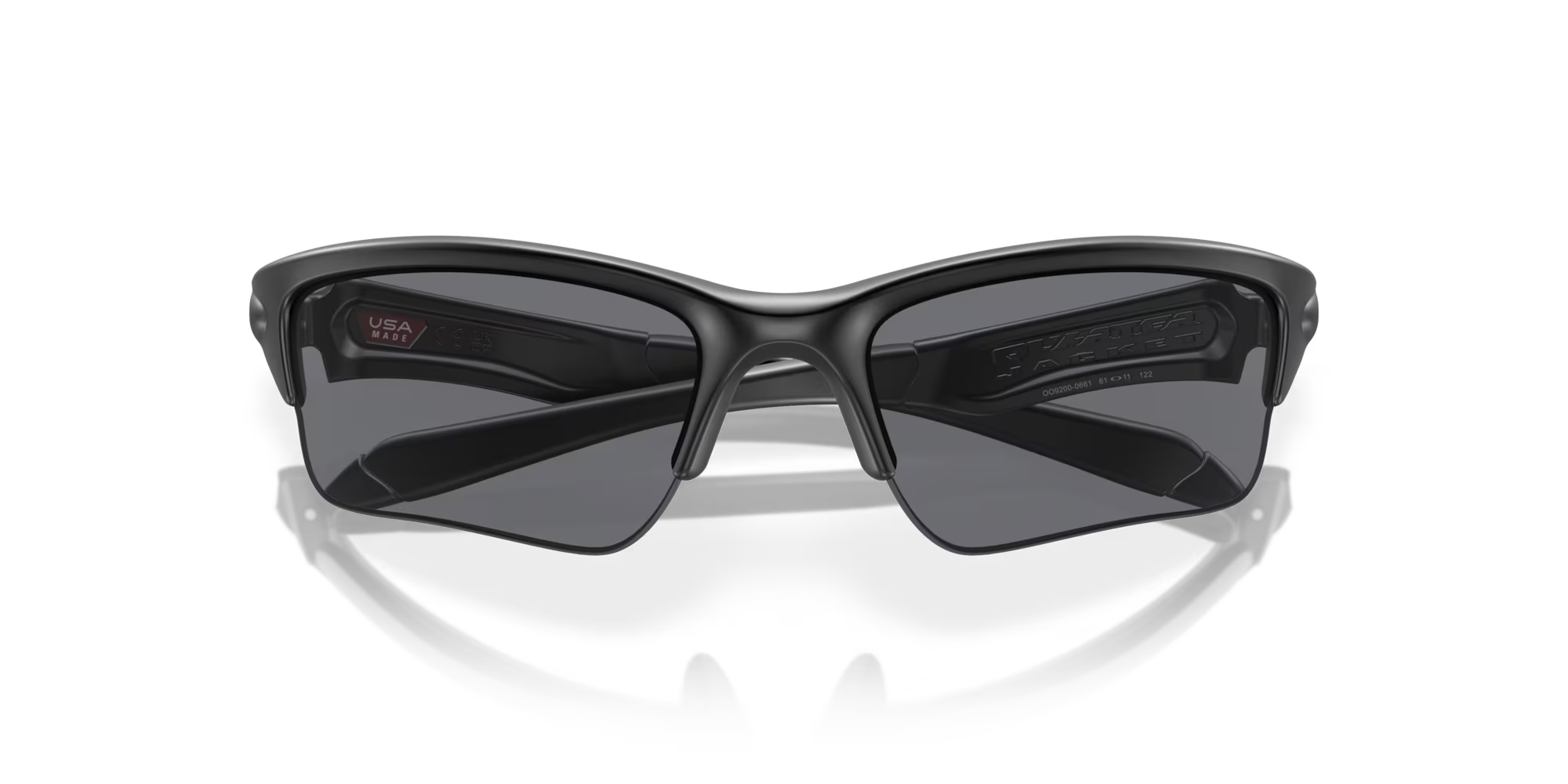 แว่นตามาตรฐานกันสะเก็ดทหาร OAKLEY SI รุ่น Quarter Jacket Matte Bik