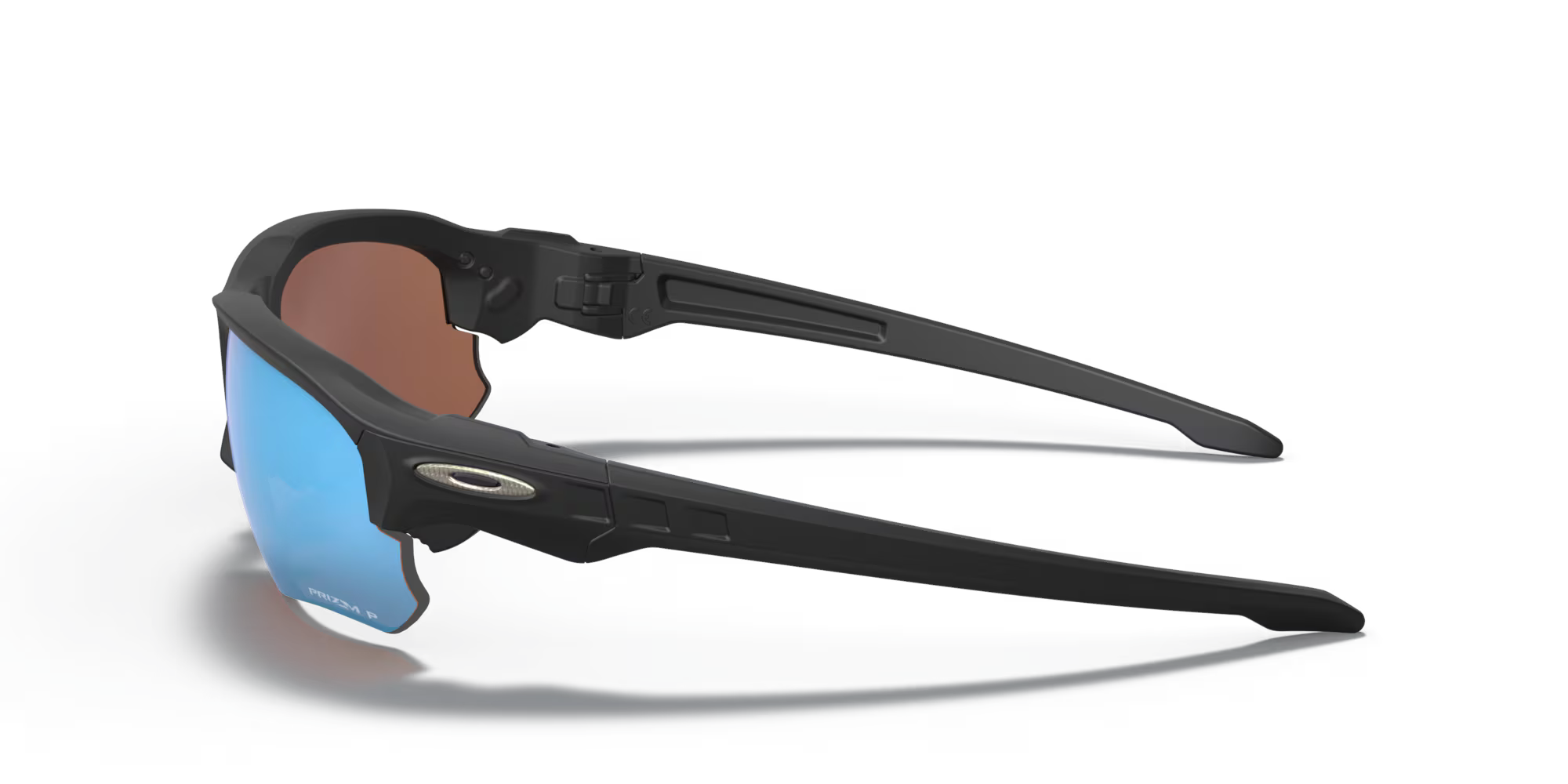 Oakley SI แว่นตา Speed Jacket Matte BLK แว่นตากันแดดทรงสปอร์ต เลนส์แว่นตาสีฟ้า มาตรฐาน ทหารกันแดด กันสะเก็ด