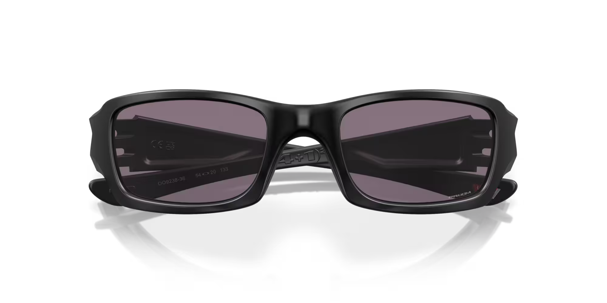 OAKLEY SI - SI Fives Squared [ USA Flag Collection] แว่นตายุทธวิธี มุมมองภาพด้านหน้า เห็นเลนส์ชัดเจน ขาแว่นพับได้