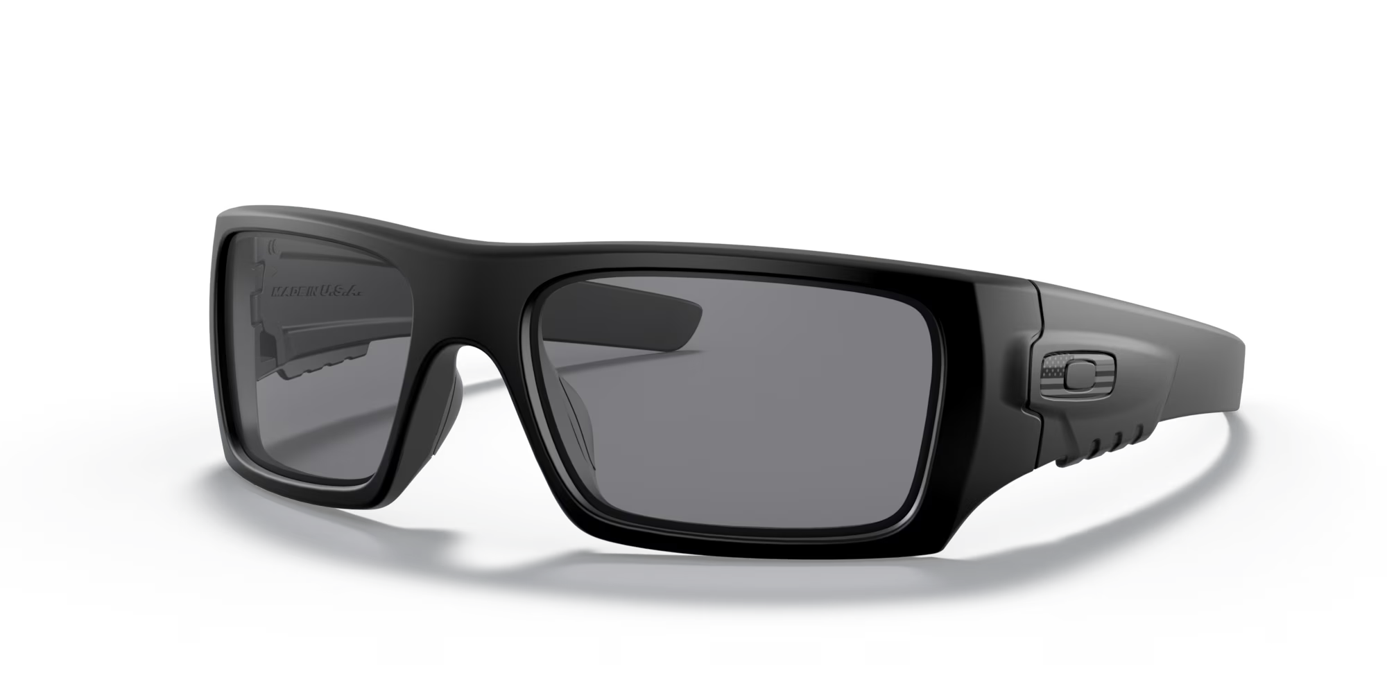 OAKLEY S รุ่น SI Det Cord มีหลาย ธงชาติ USA มาตรฐานกันสะเก็ระดับทหารอเมริกา  ANSI Z87.1 Stamped Collection เลนส์แว่นสีดำ 