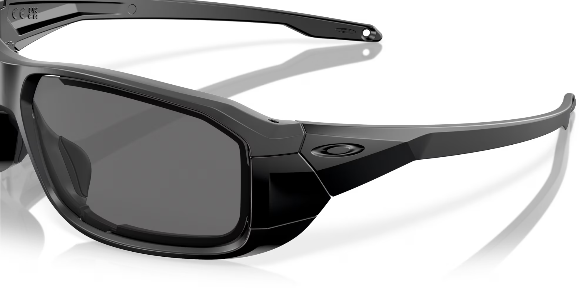 OAKLEY SI แว่นตา SI Ballistic HNBL ไซส์ S เห็นขอบแว่นตา และเลนส์ชัดเจน
