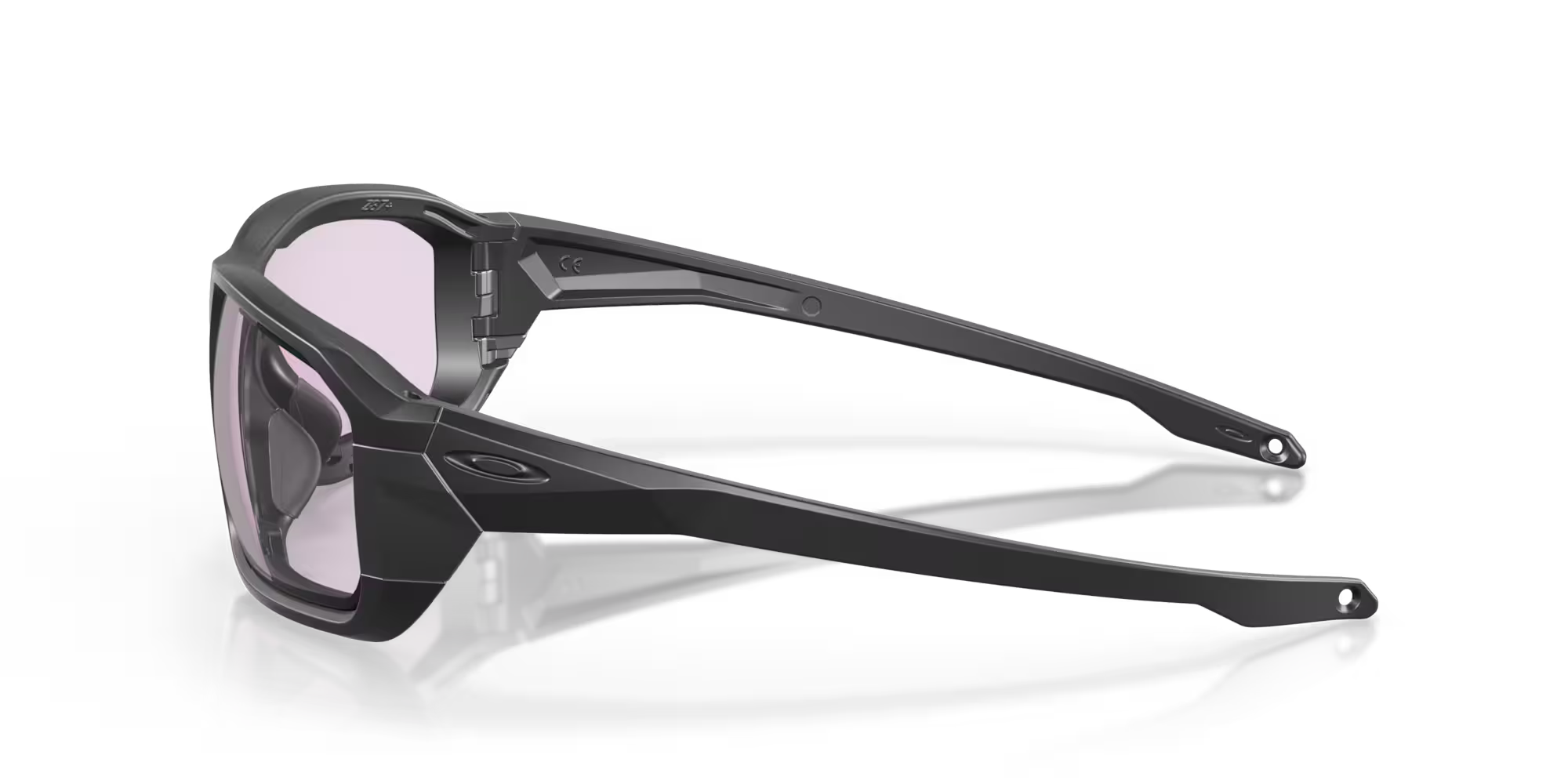 OAKLEY SI แว่นตารุ่น SI Ballistic HNBL [Multi Lenses TR45 & TR22 & Clear] มุมมองแว่นตาด้านข้างเลนส์ม่วง