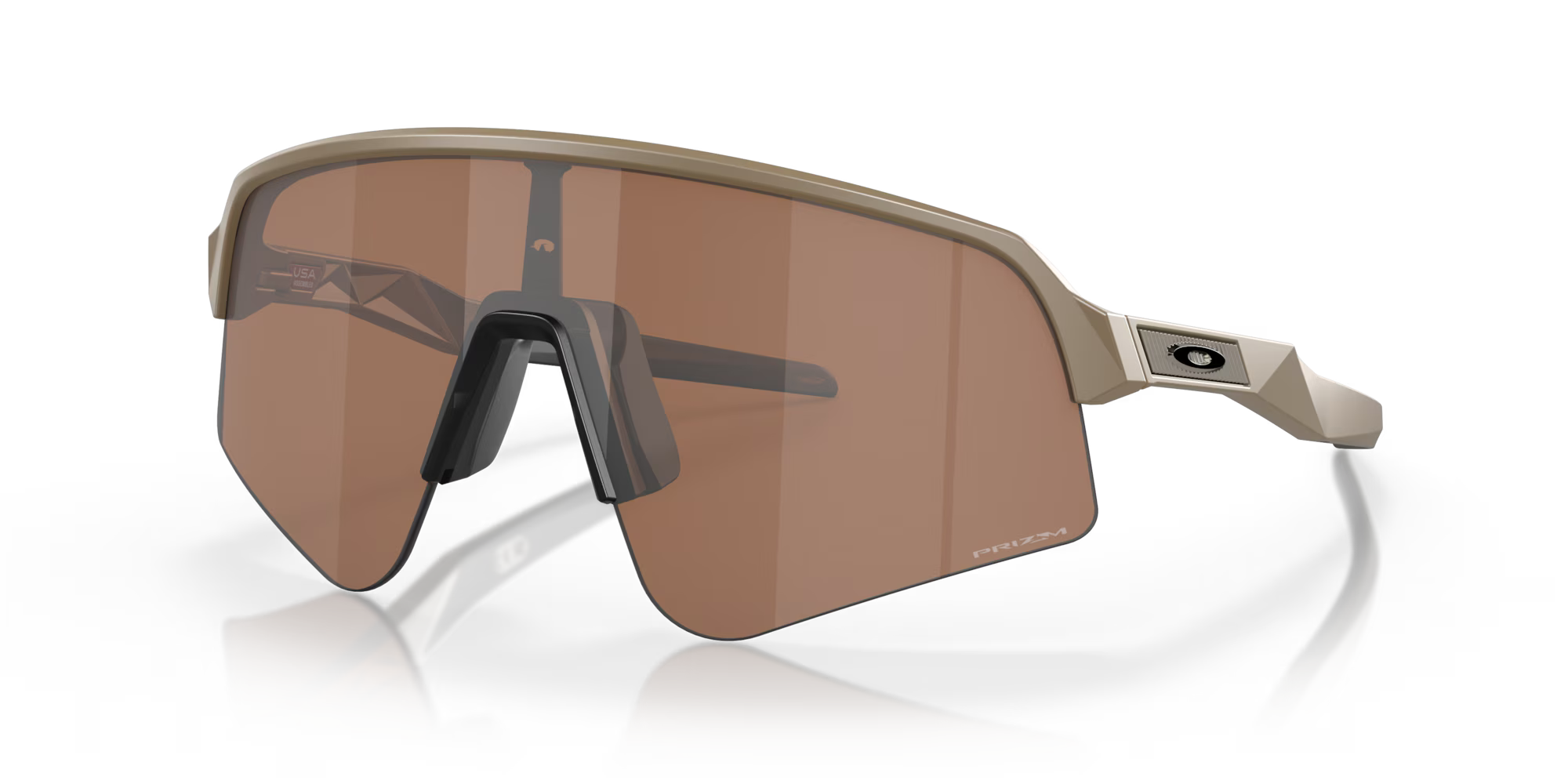 แว่นตามารฐาน ทหารอเมริกา OAKLEY SI รุ่น Sutro Lite Sweep Mt เลนส์แว่นตาสีฟ้า ขาแว่นสีครีม 
