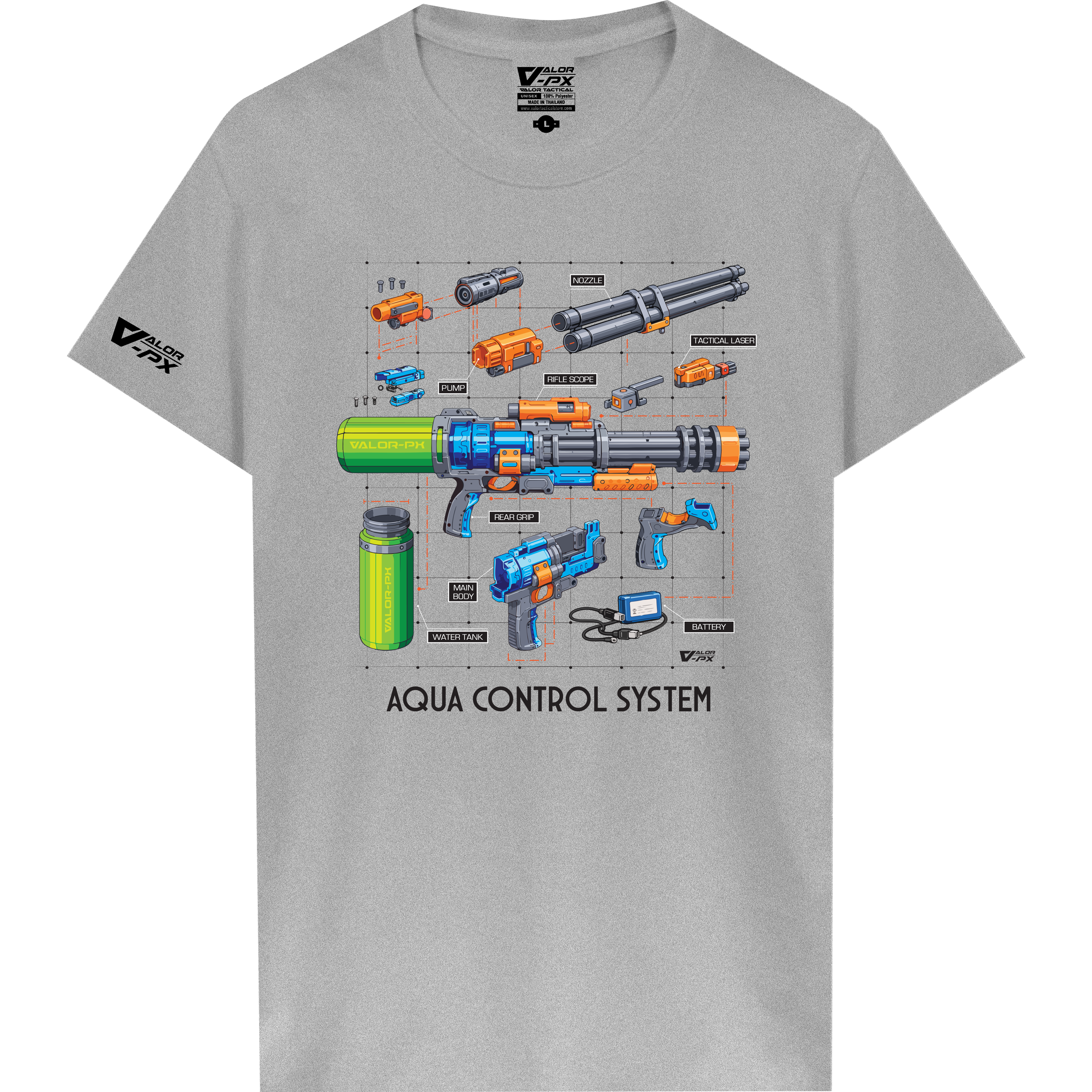 VALOR PX - AQUA CONTROL SYSTEM T-Shirt
