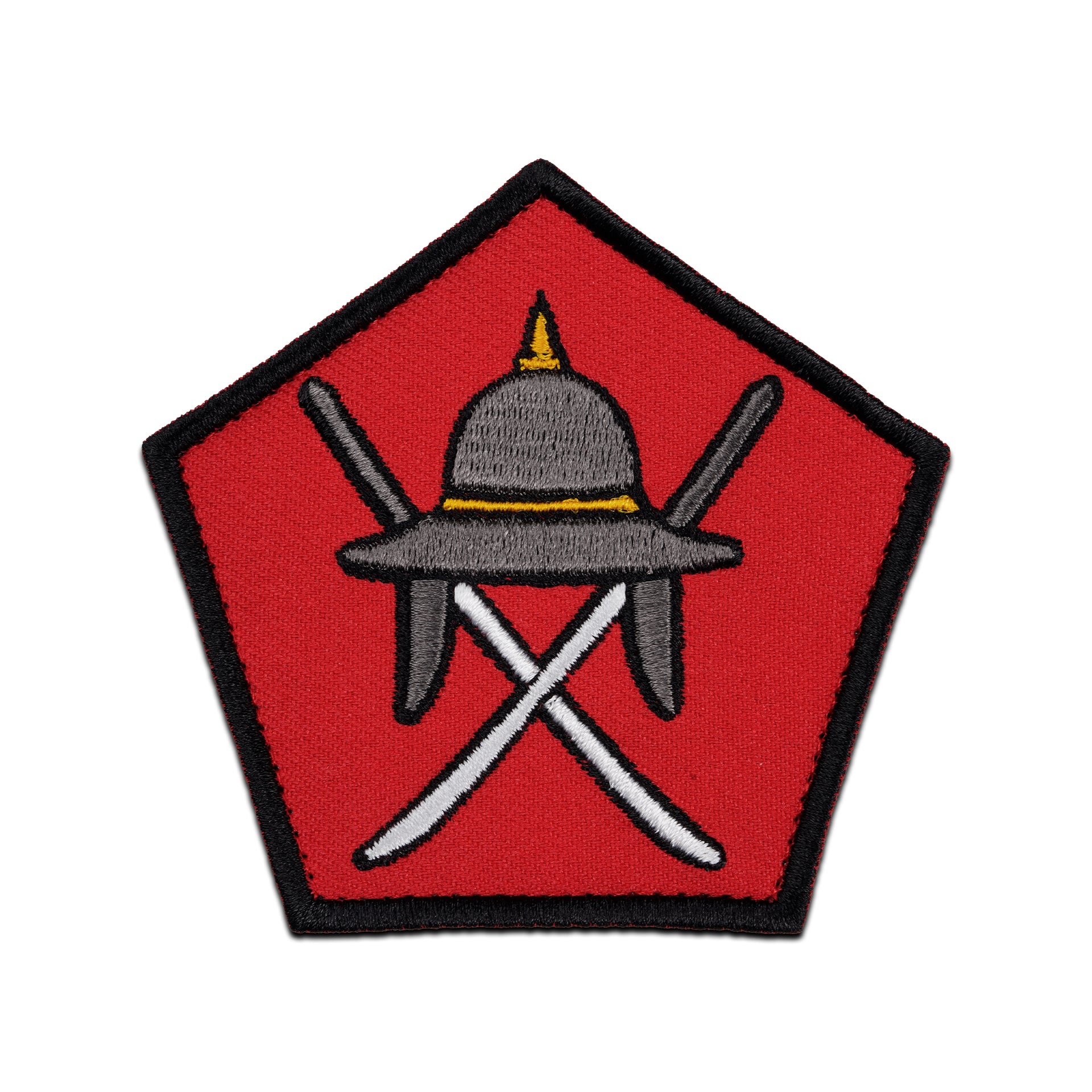 แพทช์ปัก VALOR PX - Embroidered Patch "รั้วของชาติ" อาร์มติดเสื้อ ขนาด 8 cm x 7.6 cm