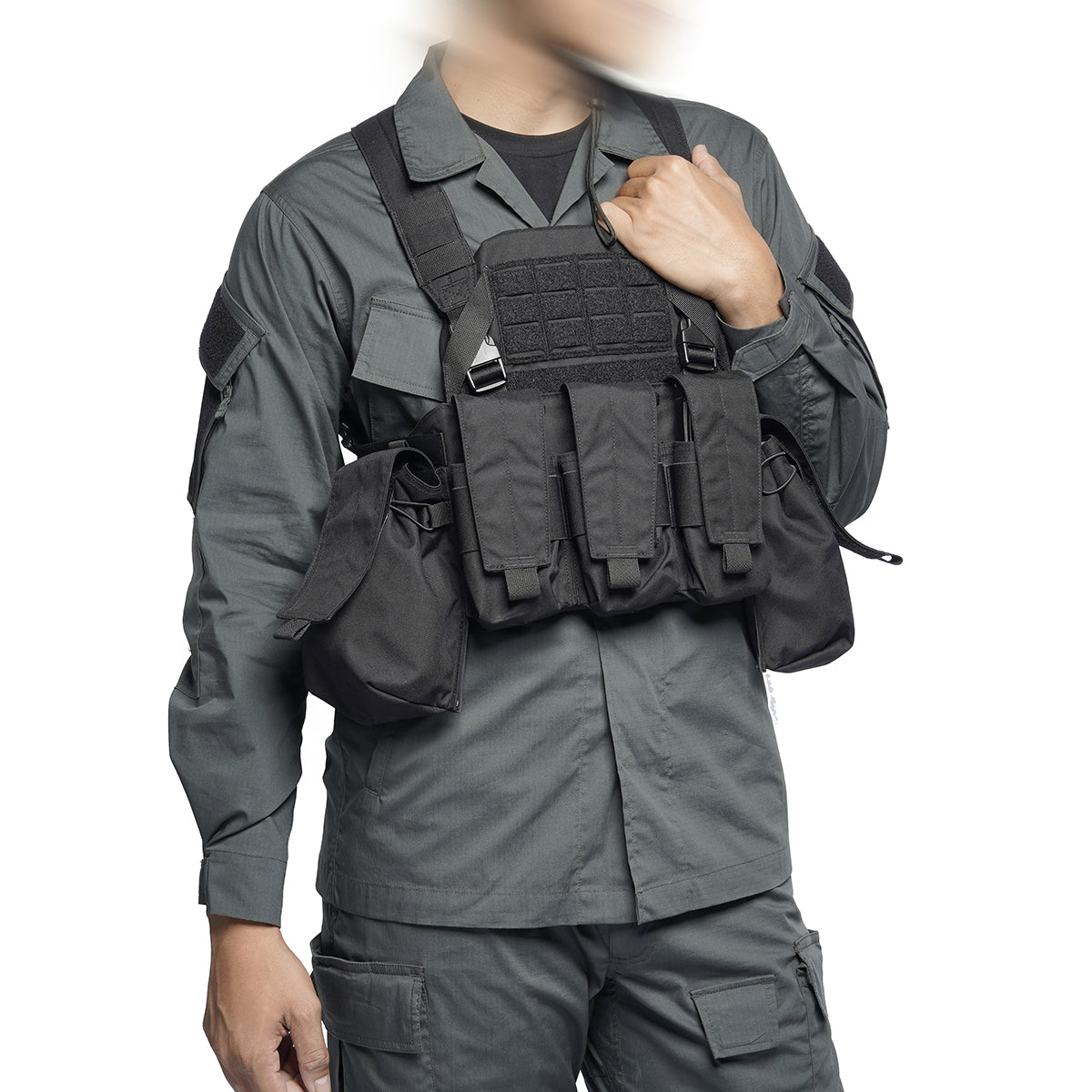 เสื้อ VALOR PX - Standard BDU  [ตชด.] เสื้อพราง ตำรวจตระเวณชายแดน รูปมุมมองด้านหน้า