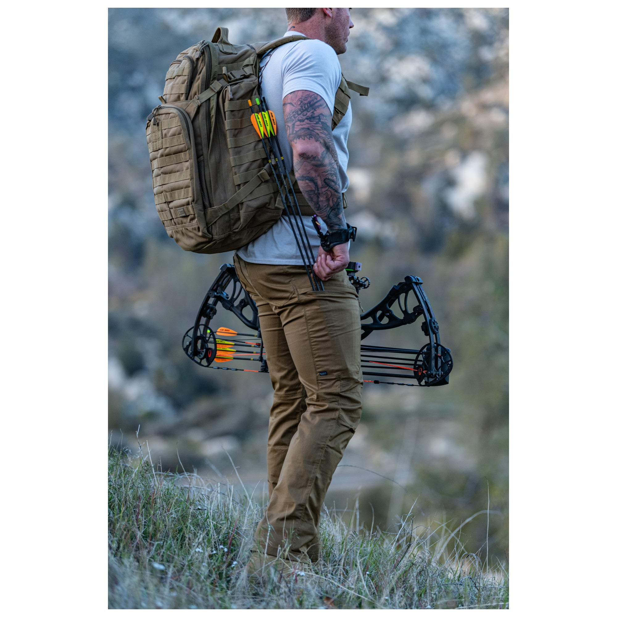 กางเกงขายาว 5.11 Men's Straight Fit Ridge Cargo Pant